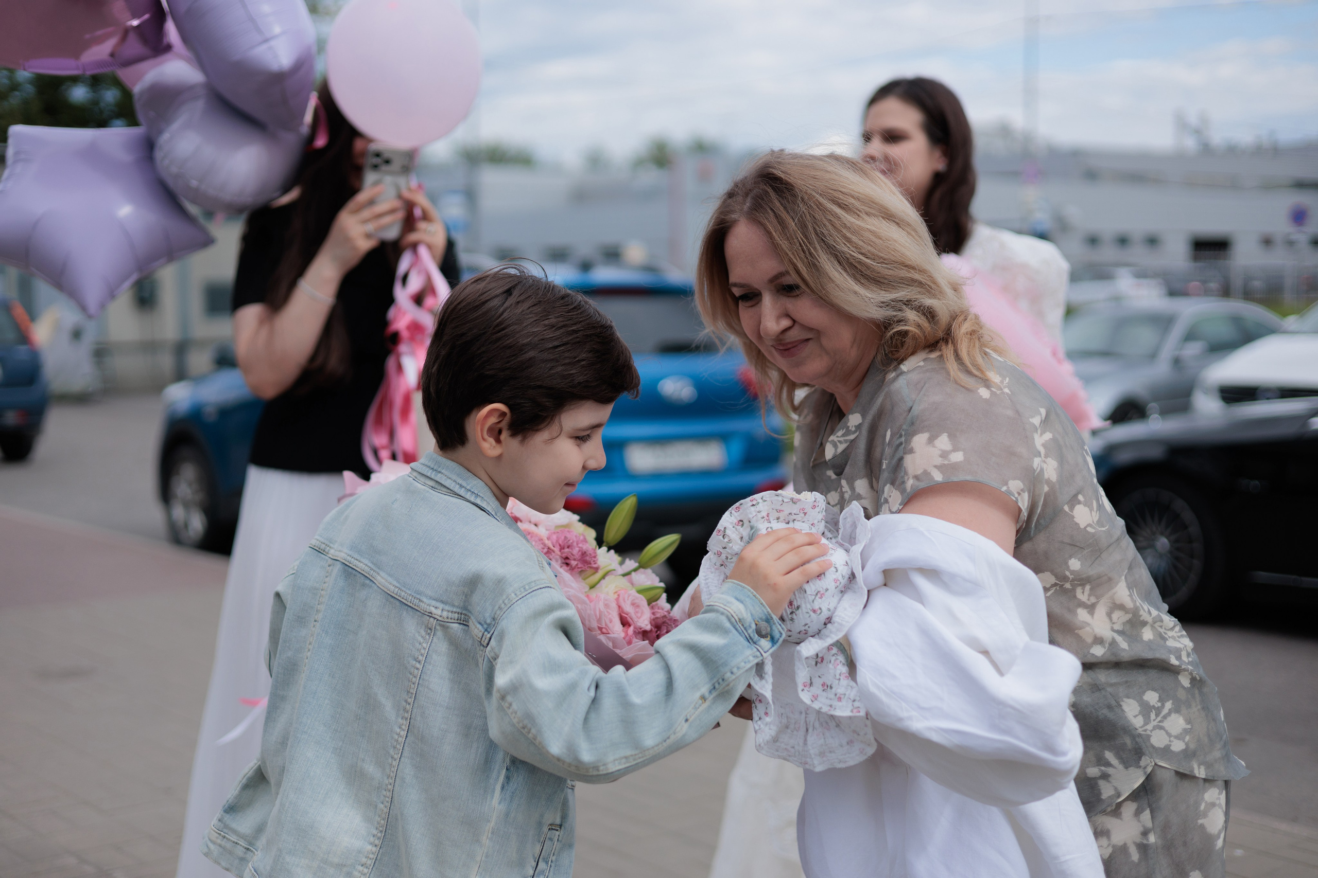 Выписка Софии. Фотограф на выписку из роддома в Санкт-Петербурге