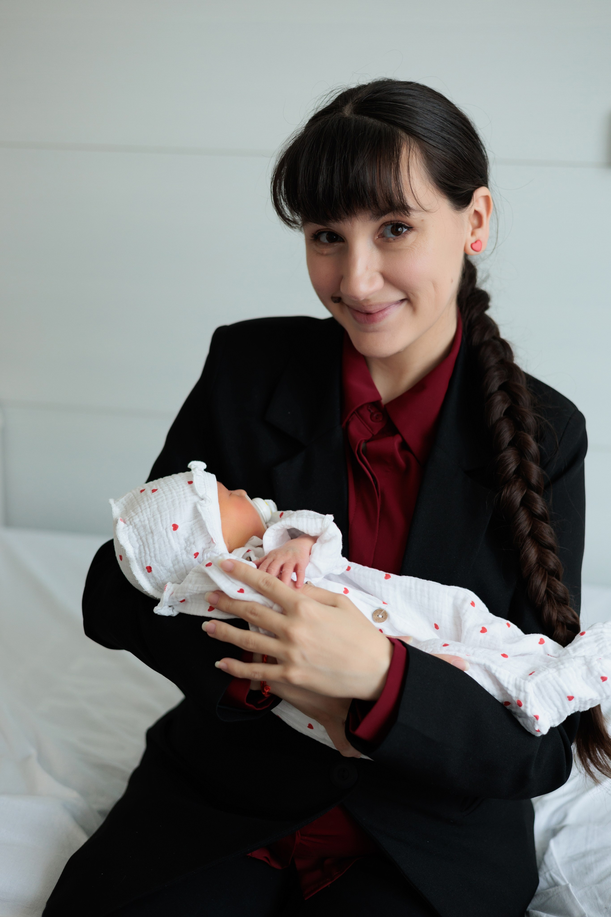 Выписка Анюты. Фотограф на выписку из роддома в Санкт-Петербурге