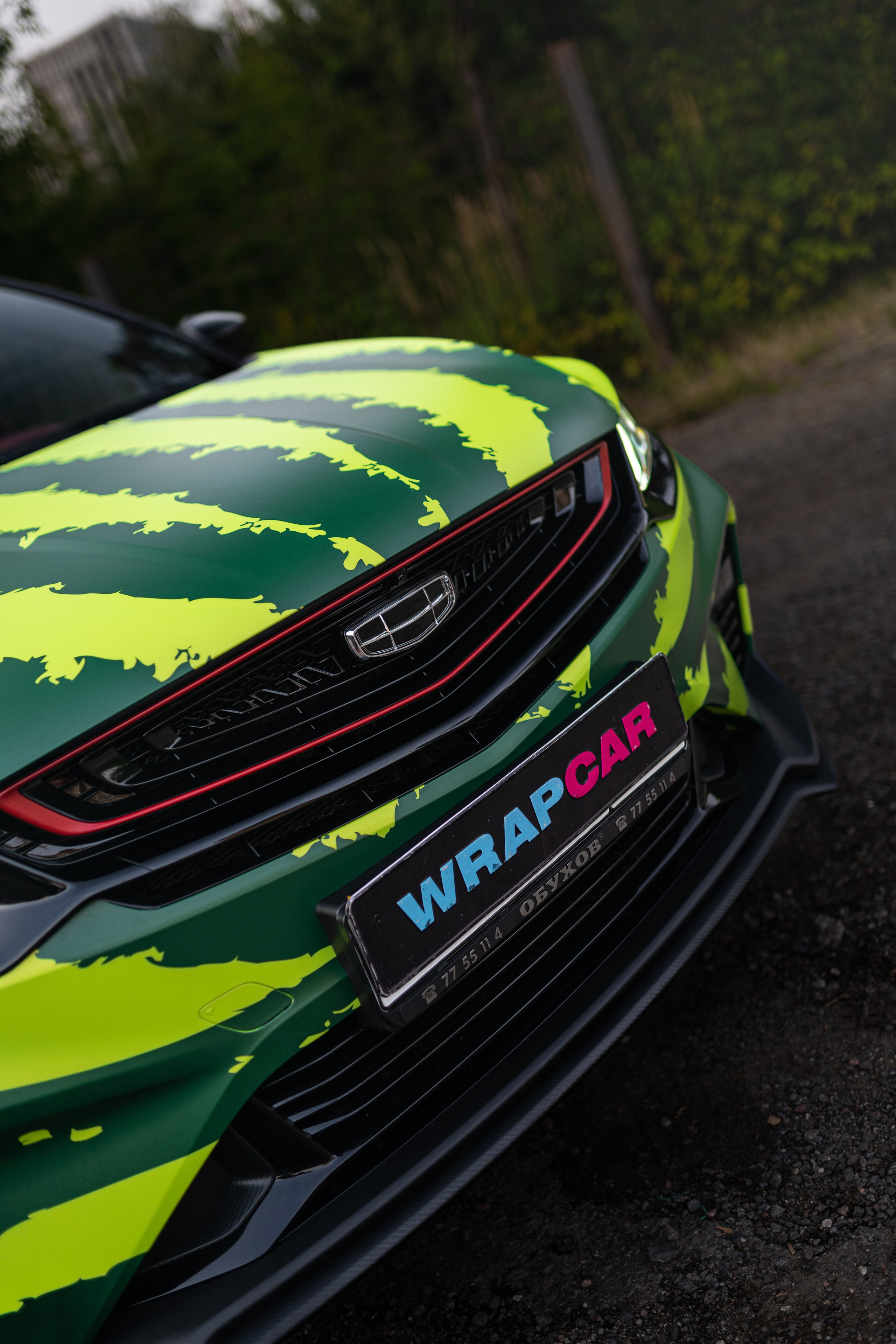 Винилография на Geely Coolray. Студия дизайна и оклейки авто Barmaley Design