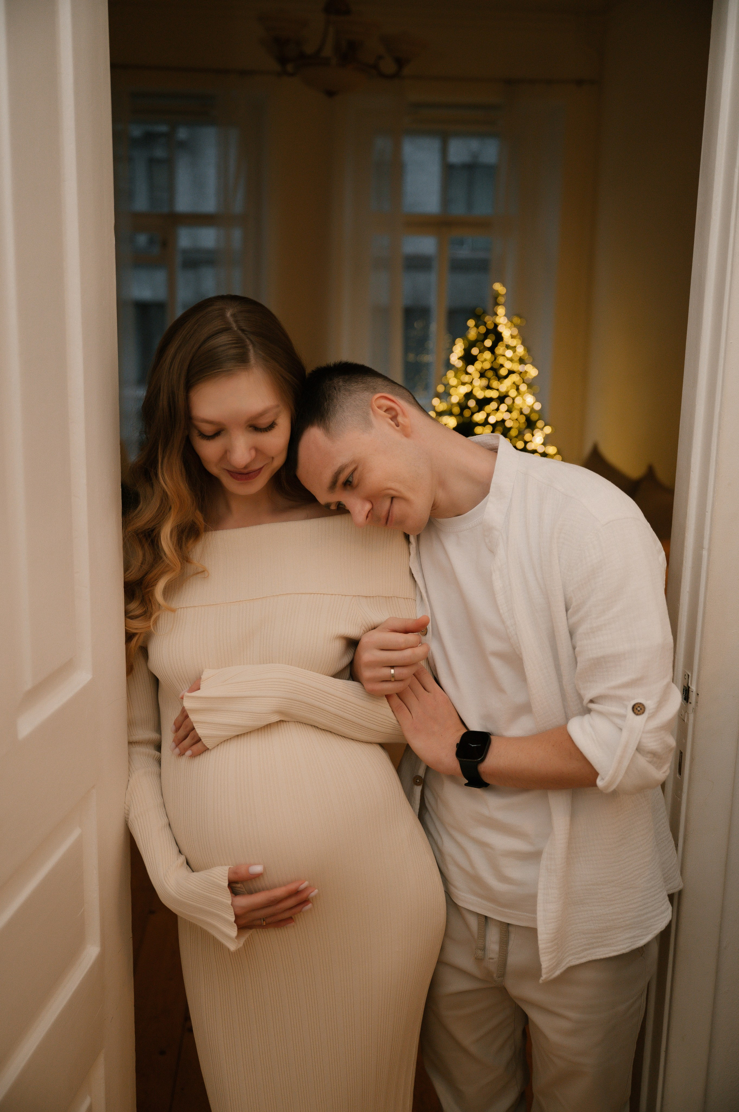 Ожидание чуда Юля Влад Новый год. Фотограф Алёна Мил