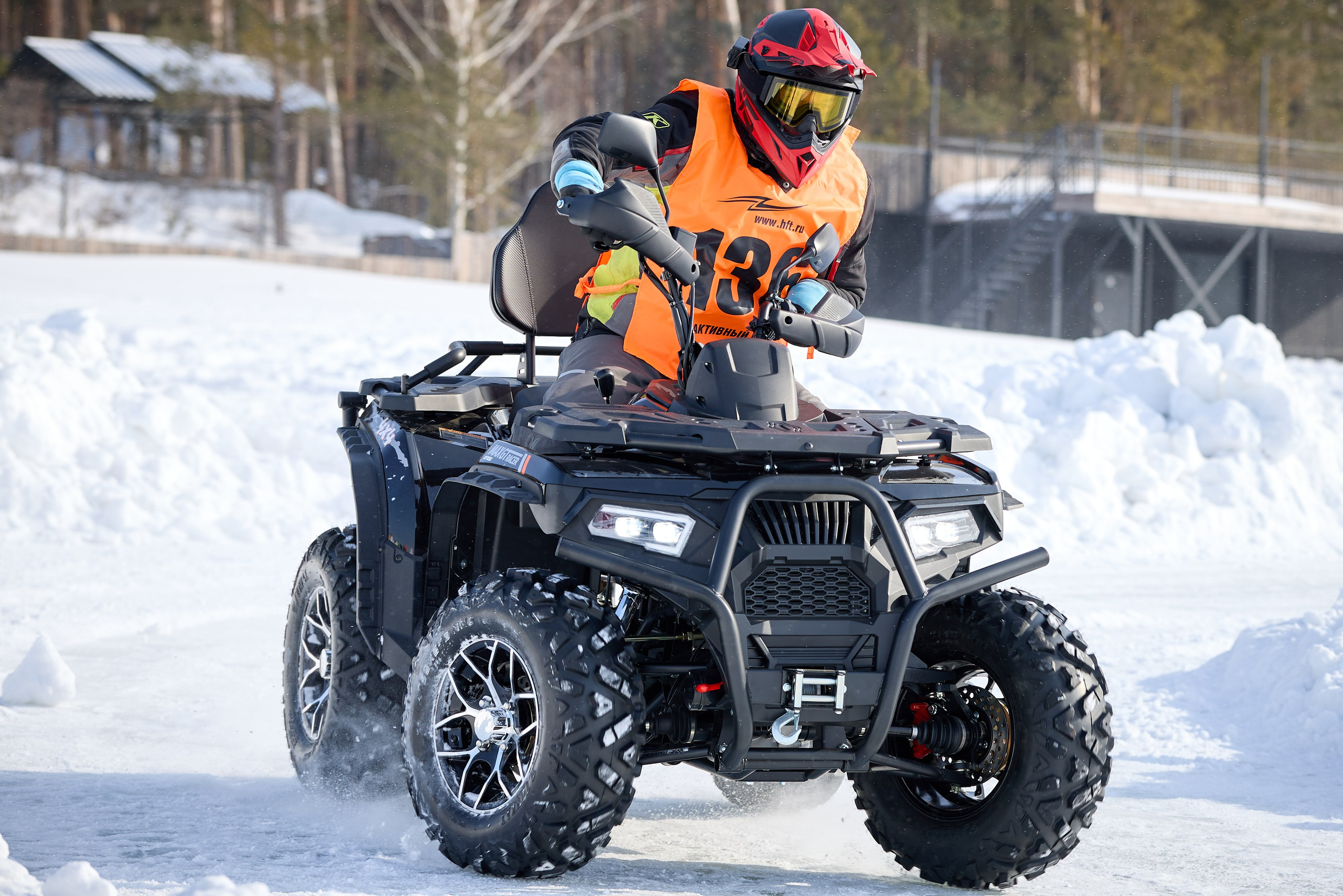 Топим Лёд — 2026. Соревнования на квадроциклах. Фотограф в Новосибирске Алена Скокова