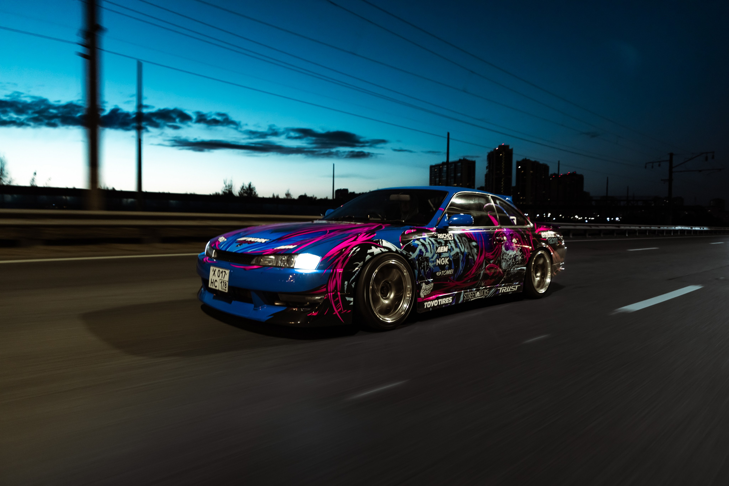 Nissan Silvia s14. Автомобильный фотограф в Санкт-Петербурге — Илья Kaseone_1