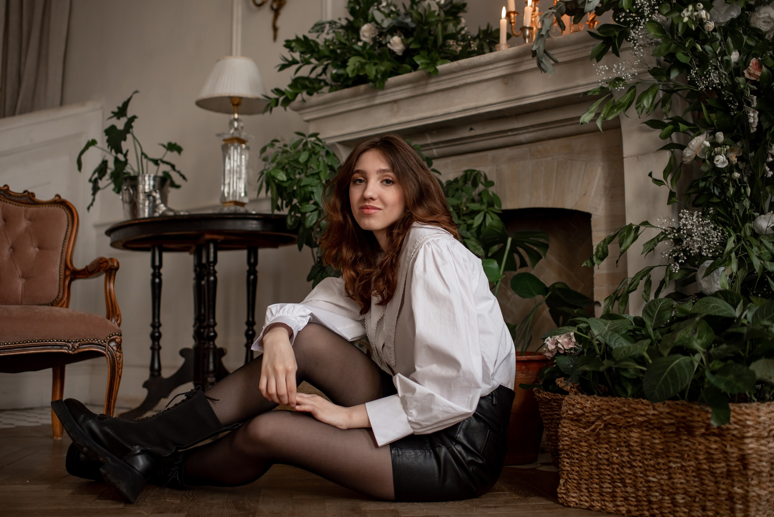 Фотоистория для Лены с цветами. Семейный и детский фотограф Оля в Тюмени