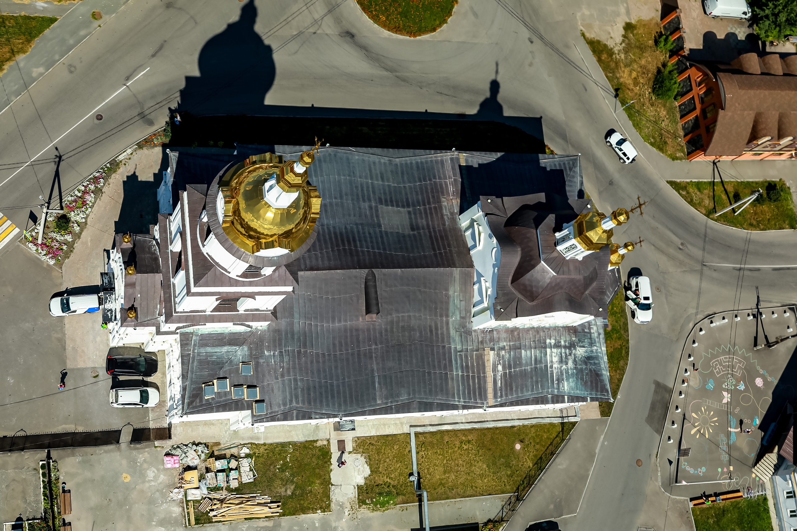 Город с высоты птичьего полёта. Фотограф Андрей Гузеев