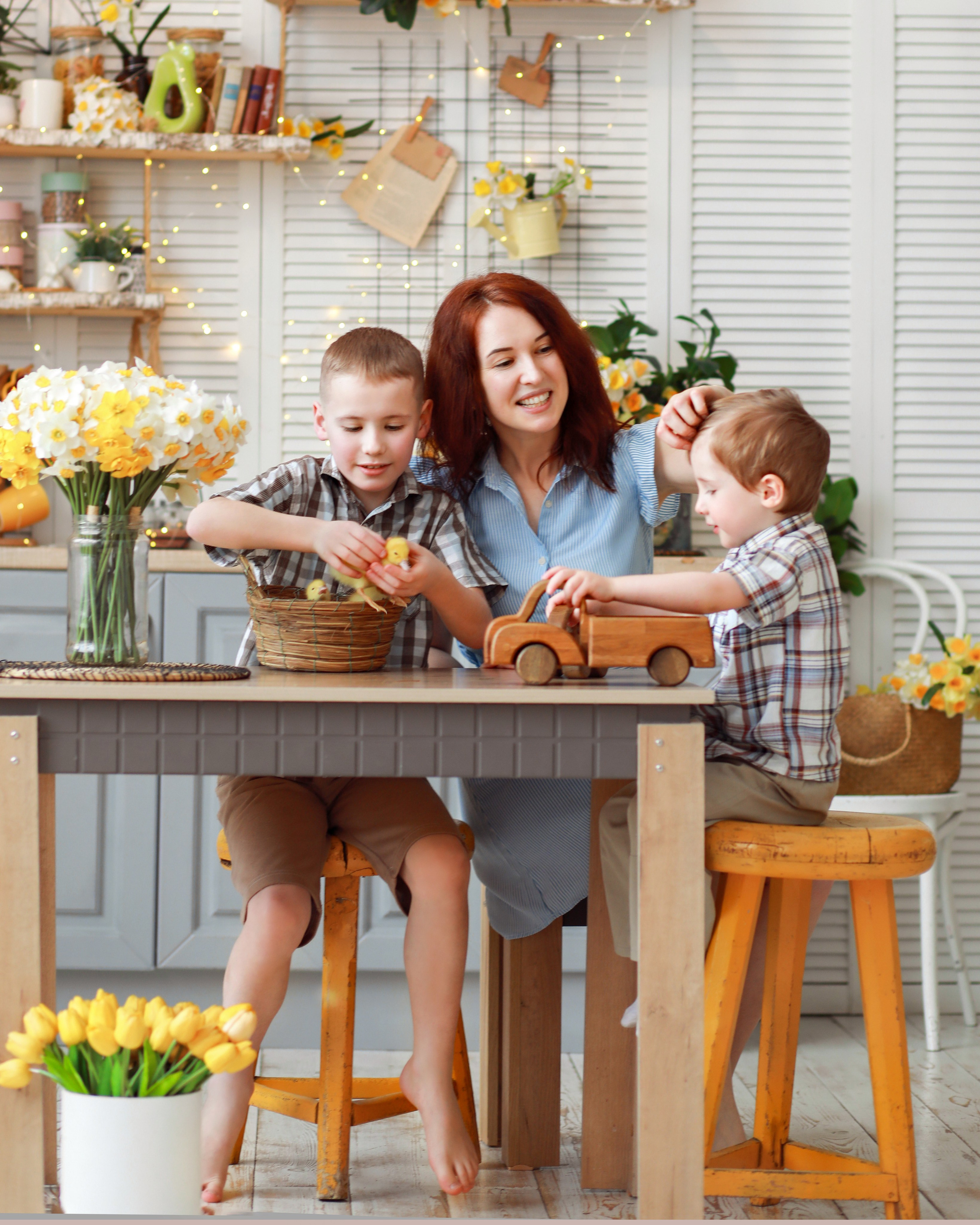 Семейная фотосессия с утятами. Детский и семейный фотограф г. Москва Оксана Катаджи