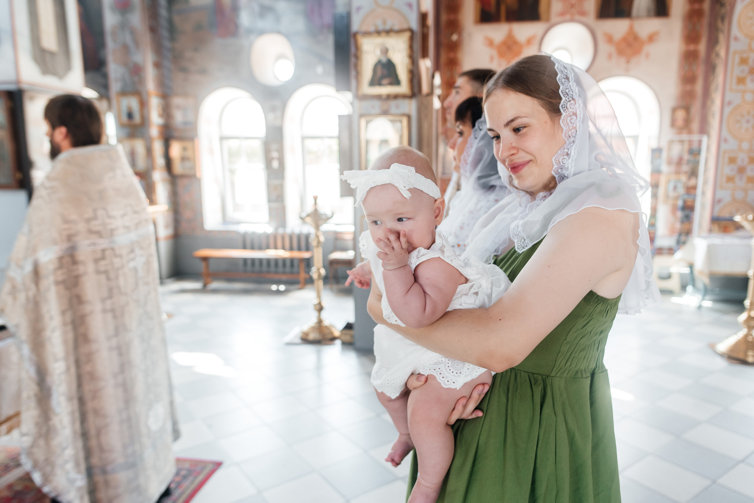 Крещение Варвары. Детский и семейный фотограф выпускной альбом Приморско-Ахтарск