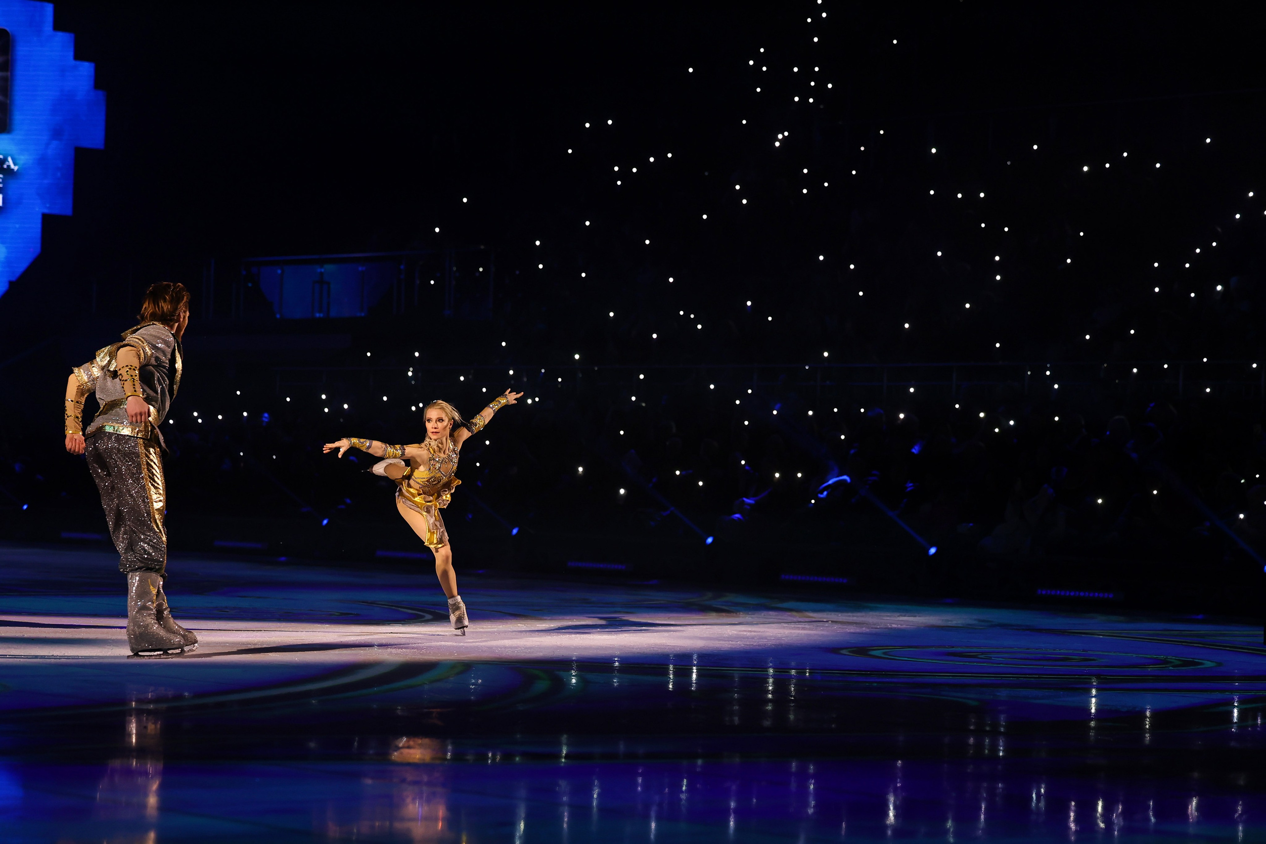 «История любви Шахеризады» шоу на льду 03.01.2024. Спортивный и репортажный фотограф Антон Тереханов