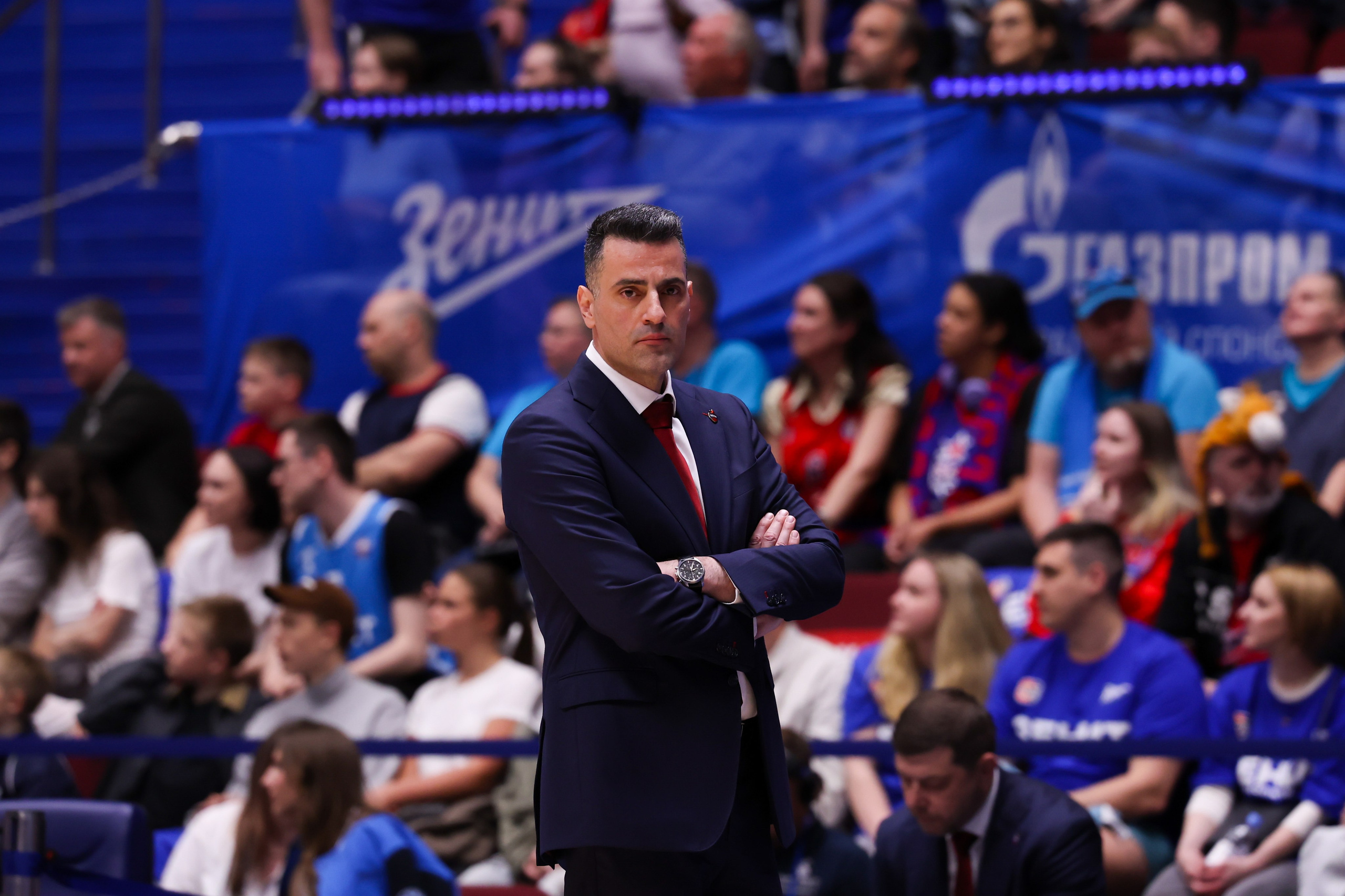 БК «Зенит» — БК «ЦСКА» финал ЕЛ ВТБ 1 игра 27.05.2025. Спортивный и репортажный фотограф Антон Тереханов