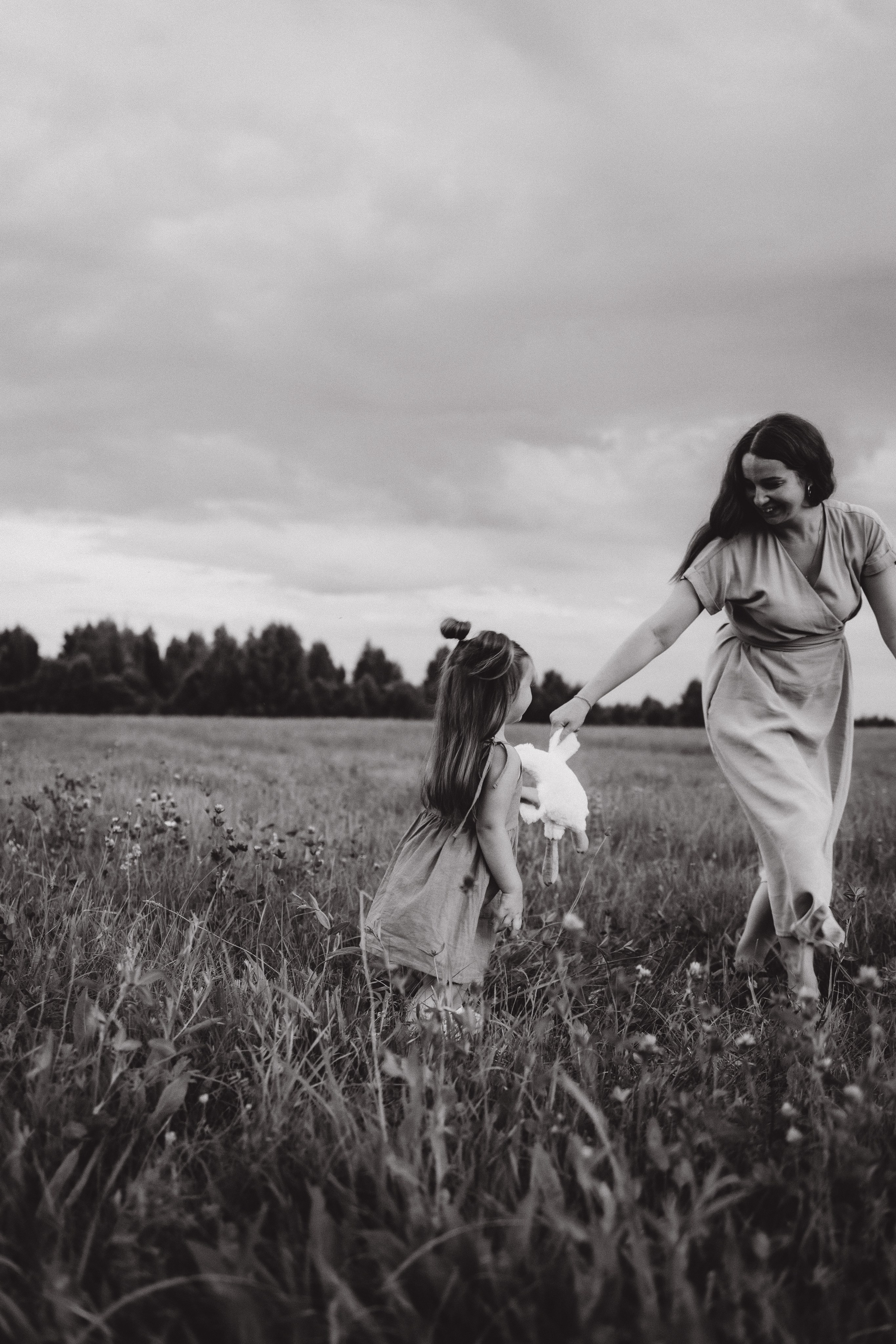 Катя и малышка Аня. Фотограф Елена Рябцева