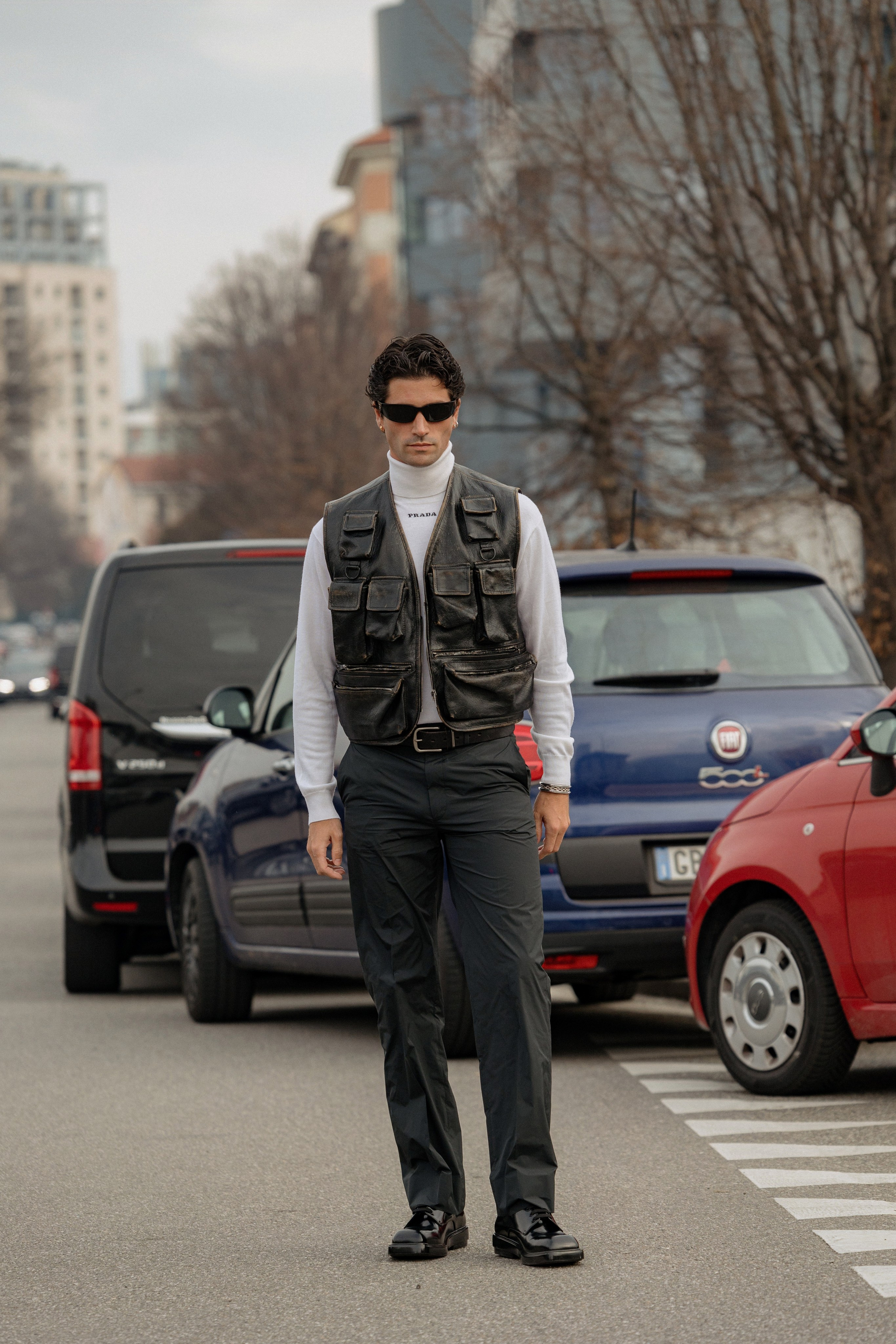 Milan Mens fashion week FW 24/25 PRADA. Photographer in Milan Ivan Goncharov