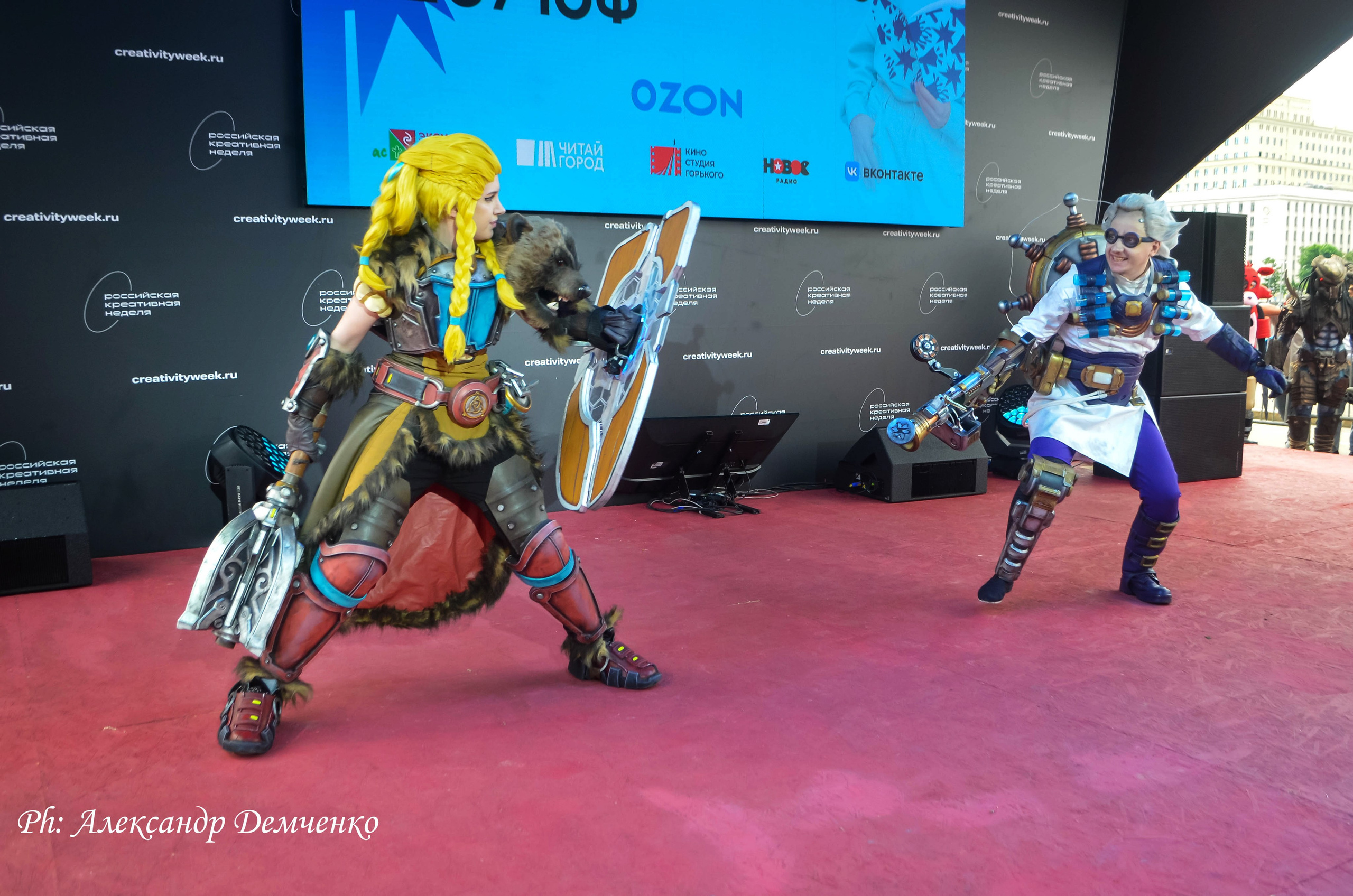 Фотосессия сцены в Москве на разных репортажных мероприятий