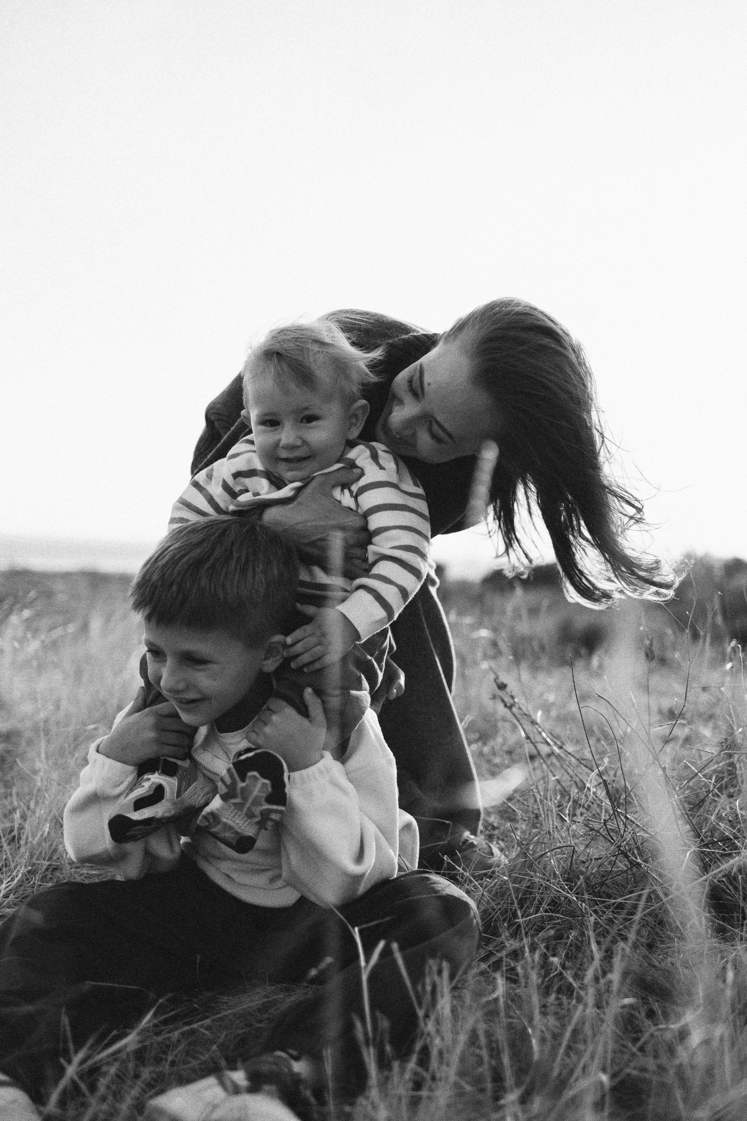 Семейная история, закат в Мержаново. Семейный и детский фотограф, таганрог, ростов-на-дону
