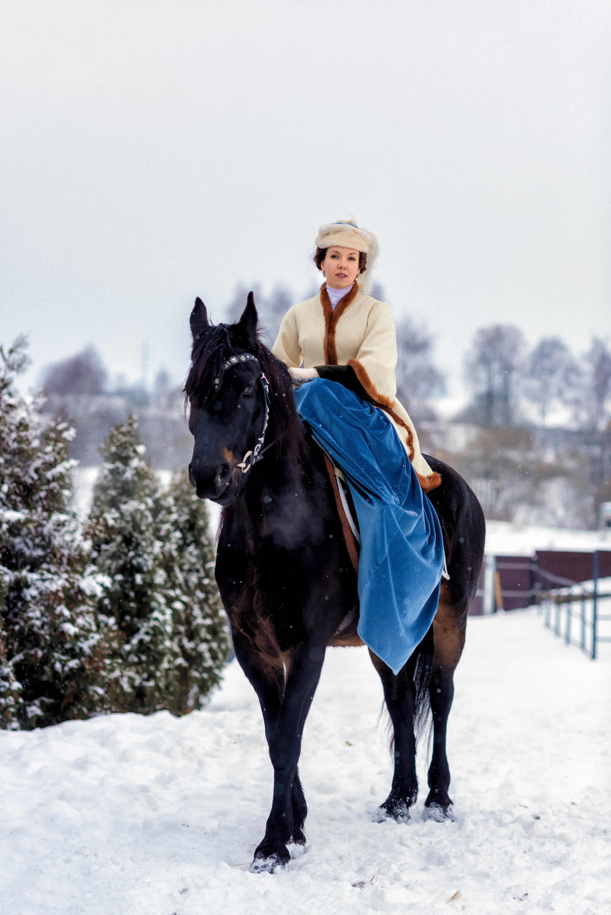 Зимняя парфорсная охота. Фотограф Диана Вальтер