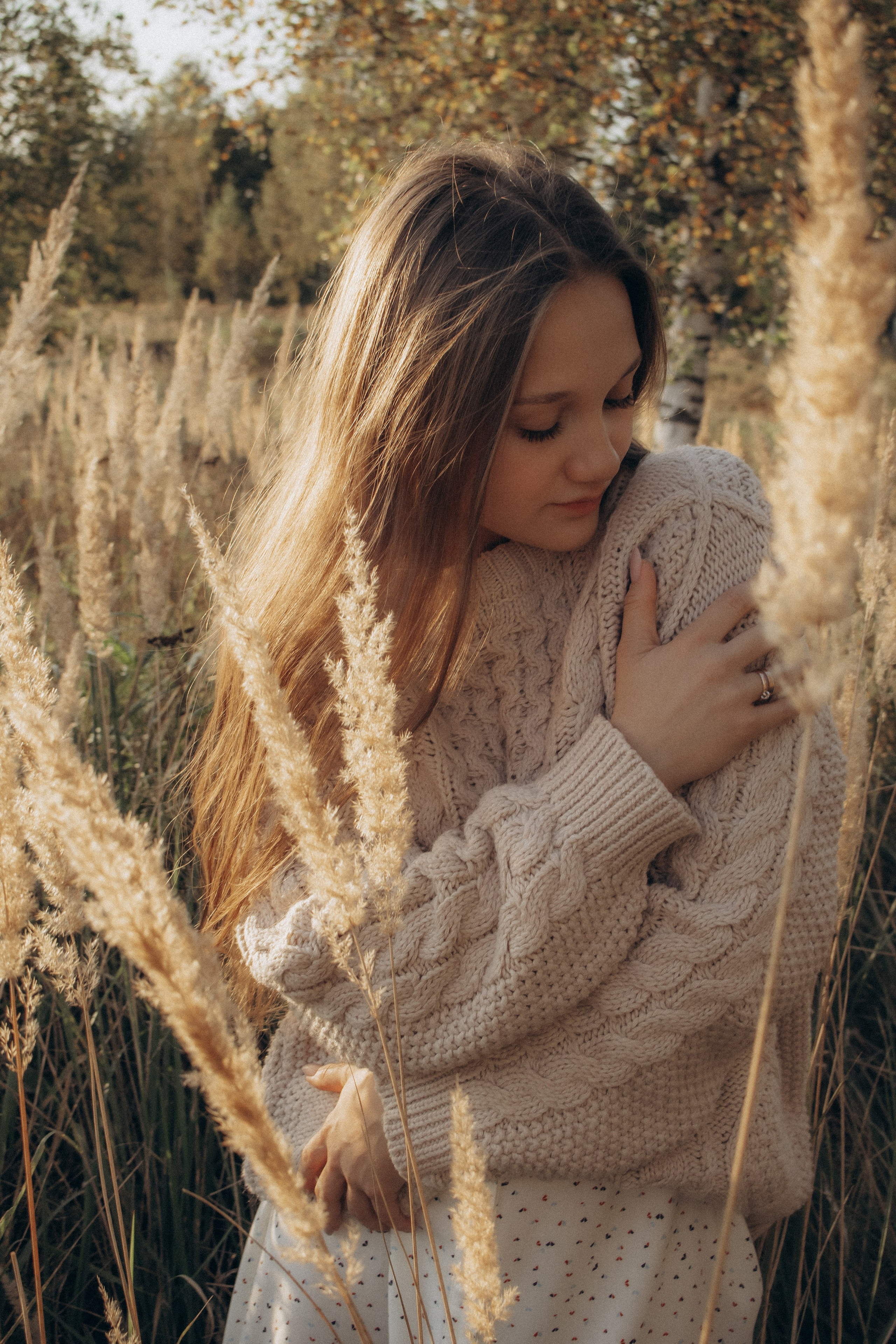 Юля. Осенняя фотосессия в поле. Юлия Левада Семейный и женский фотограф
