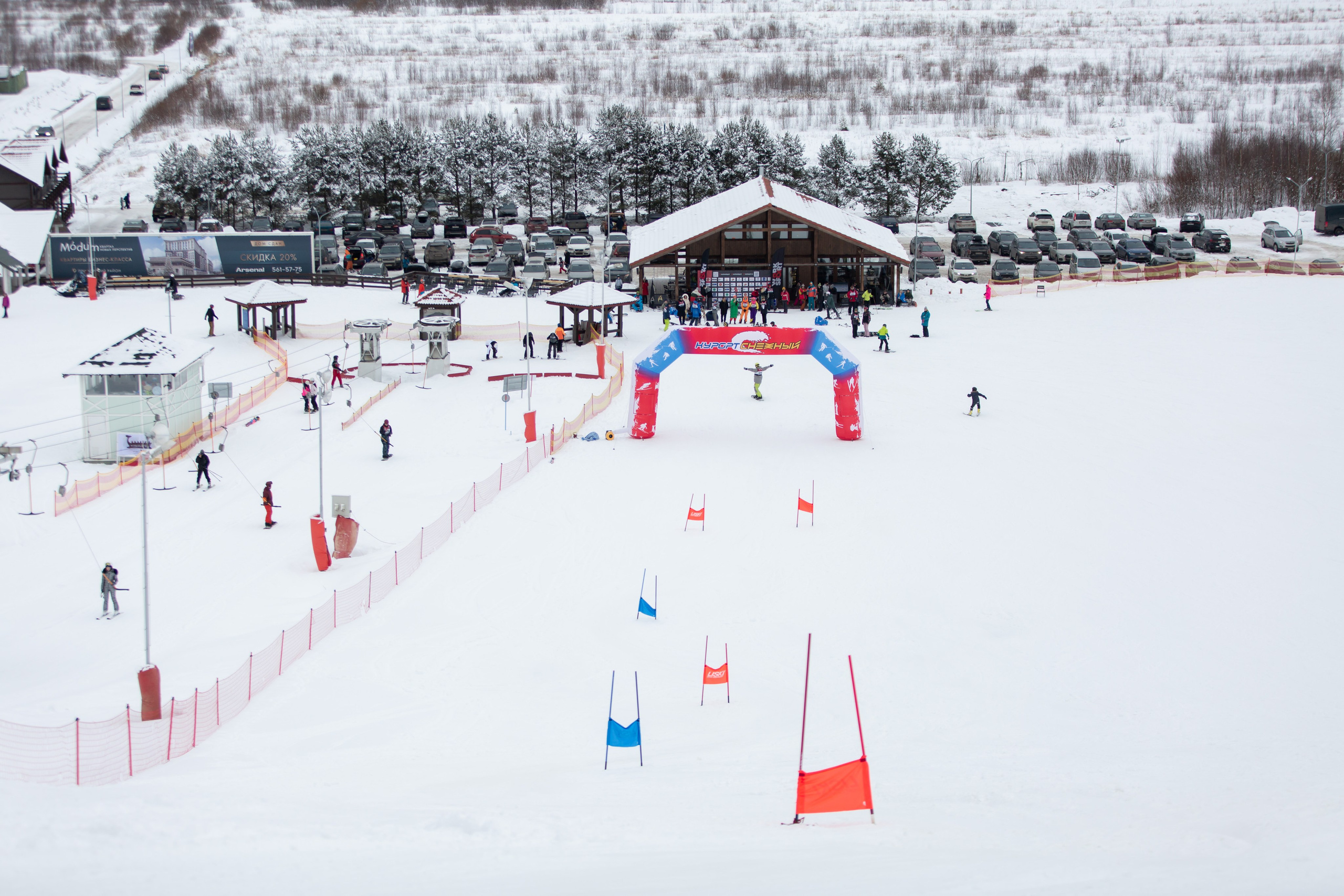 Сноуборд и лыжи для «Work&Sport». Снимаю съемки
