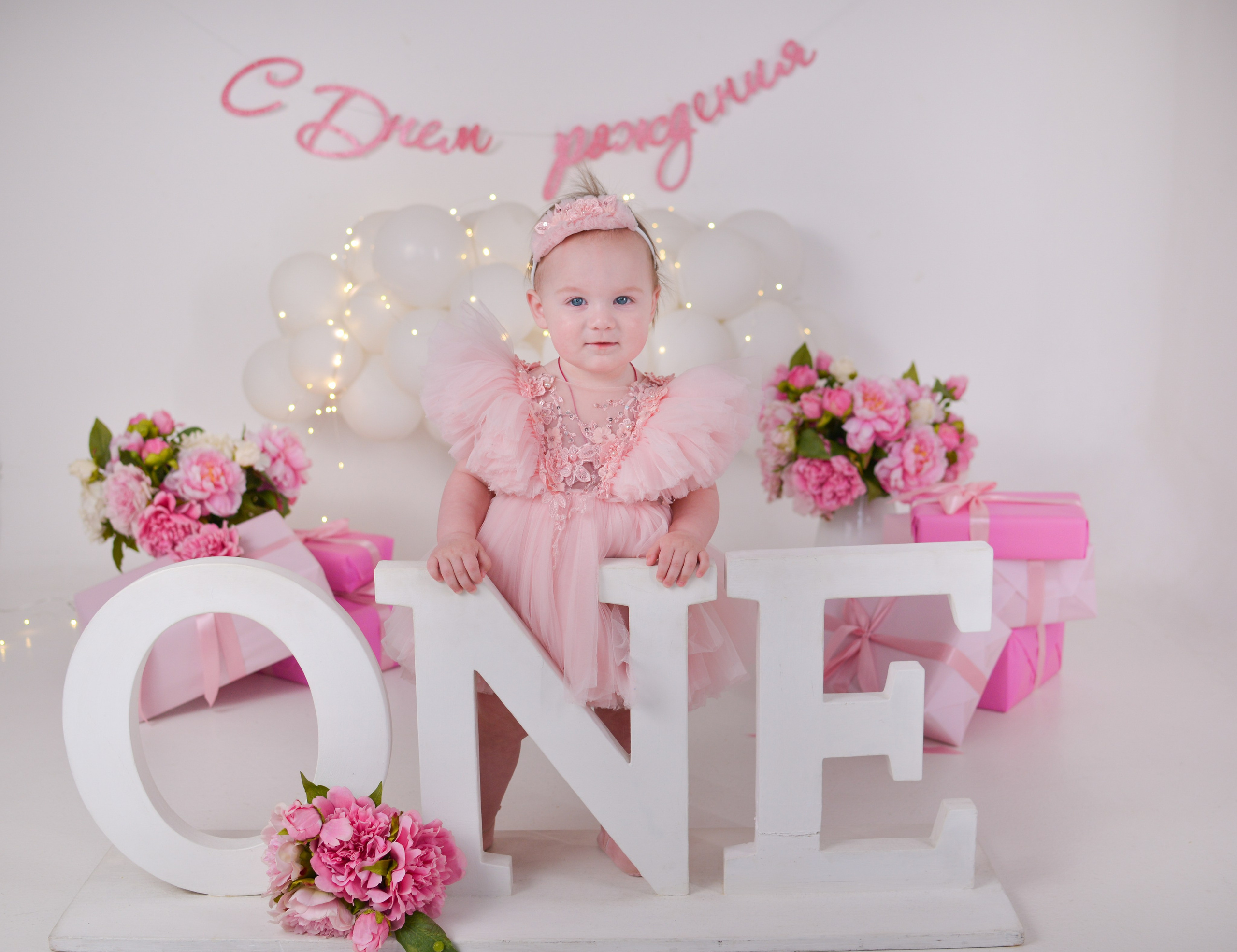 Анонс первых кадров фотосессии Варечки к 1 годику. Фотограф новорожденных Краснодар Малышенко Надежда