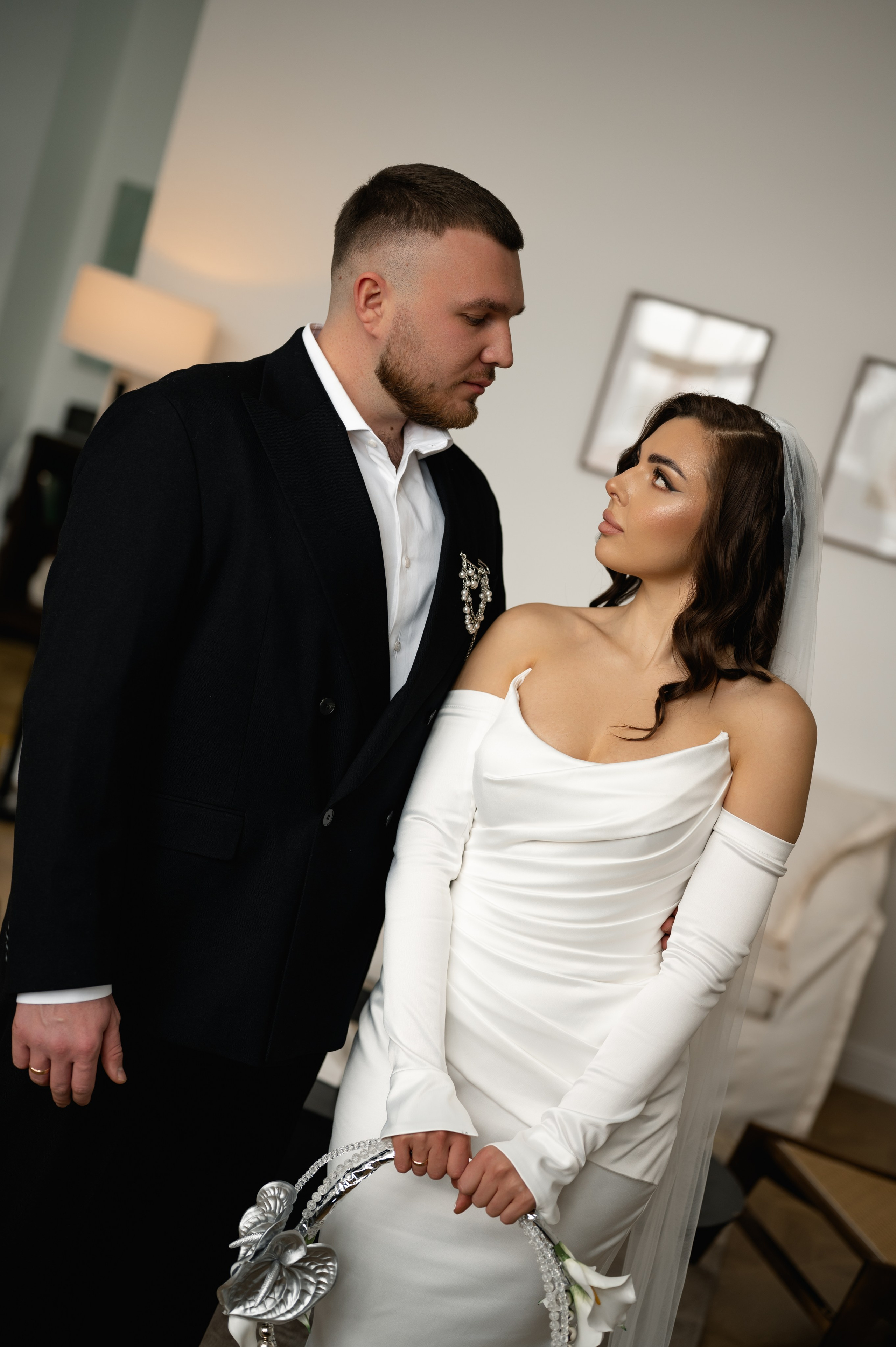 Свадебная фотосессия в студии. Свадебный и семейный фотограф в Краснодаре Алина Мельник