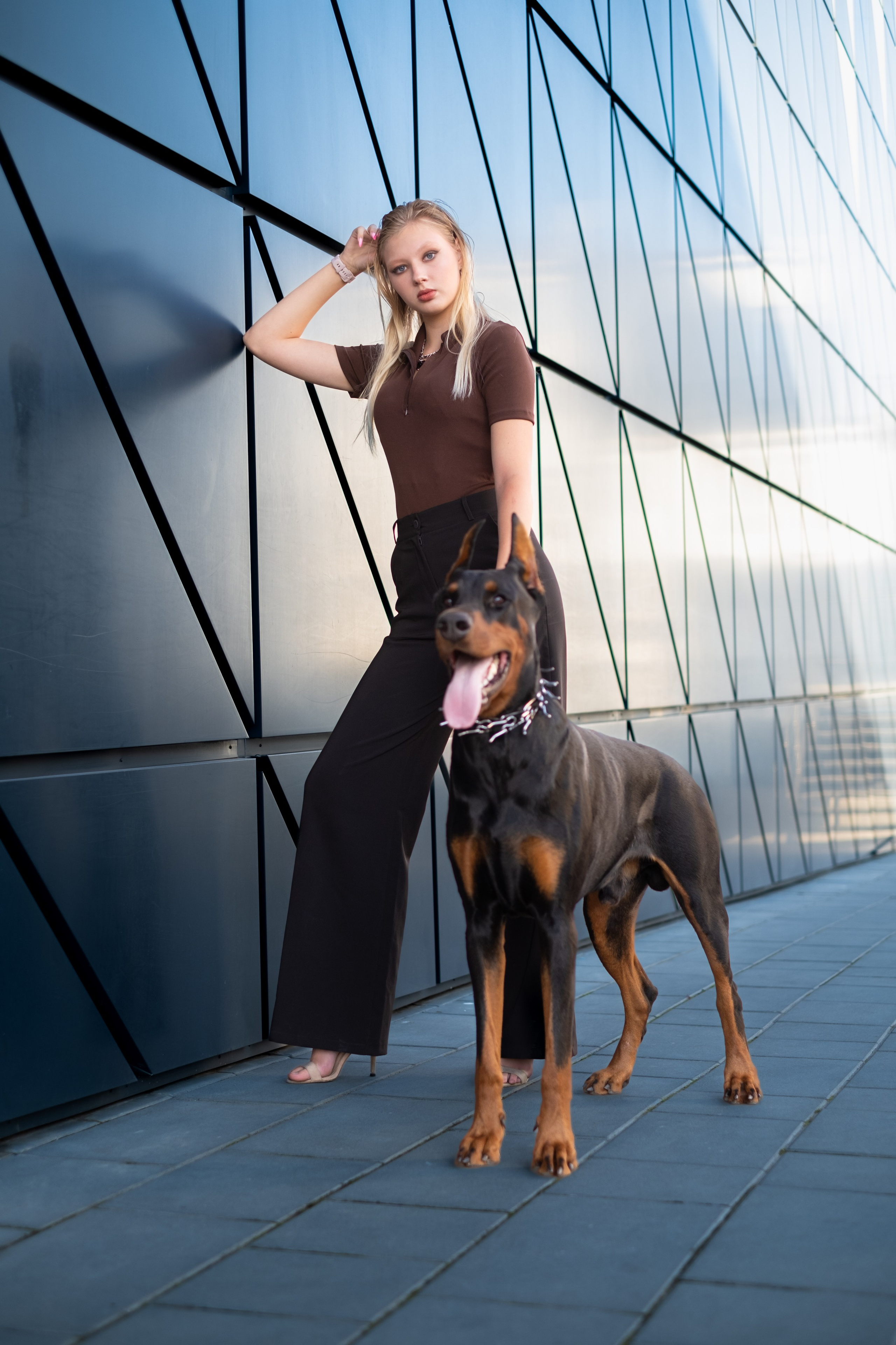 Фотосессия с Доберманом. Профессиональная фотосъемка в Крыму. Натуральные эмоции и живые кадры. Забронируйте дату прямо сейчас!