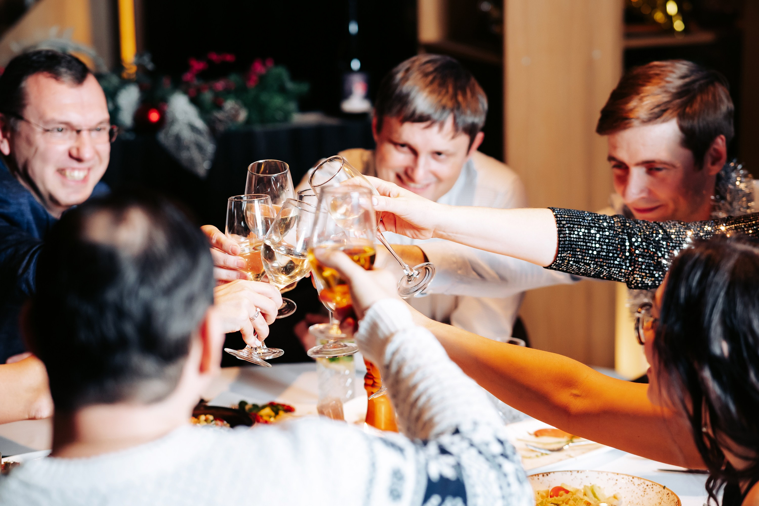Новогодний корпоратив в караоке баре. Фотограф Дмитрий Сермяжко