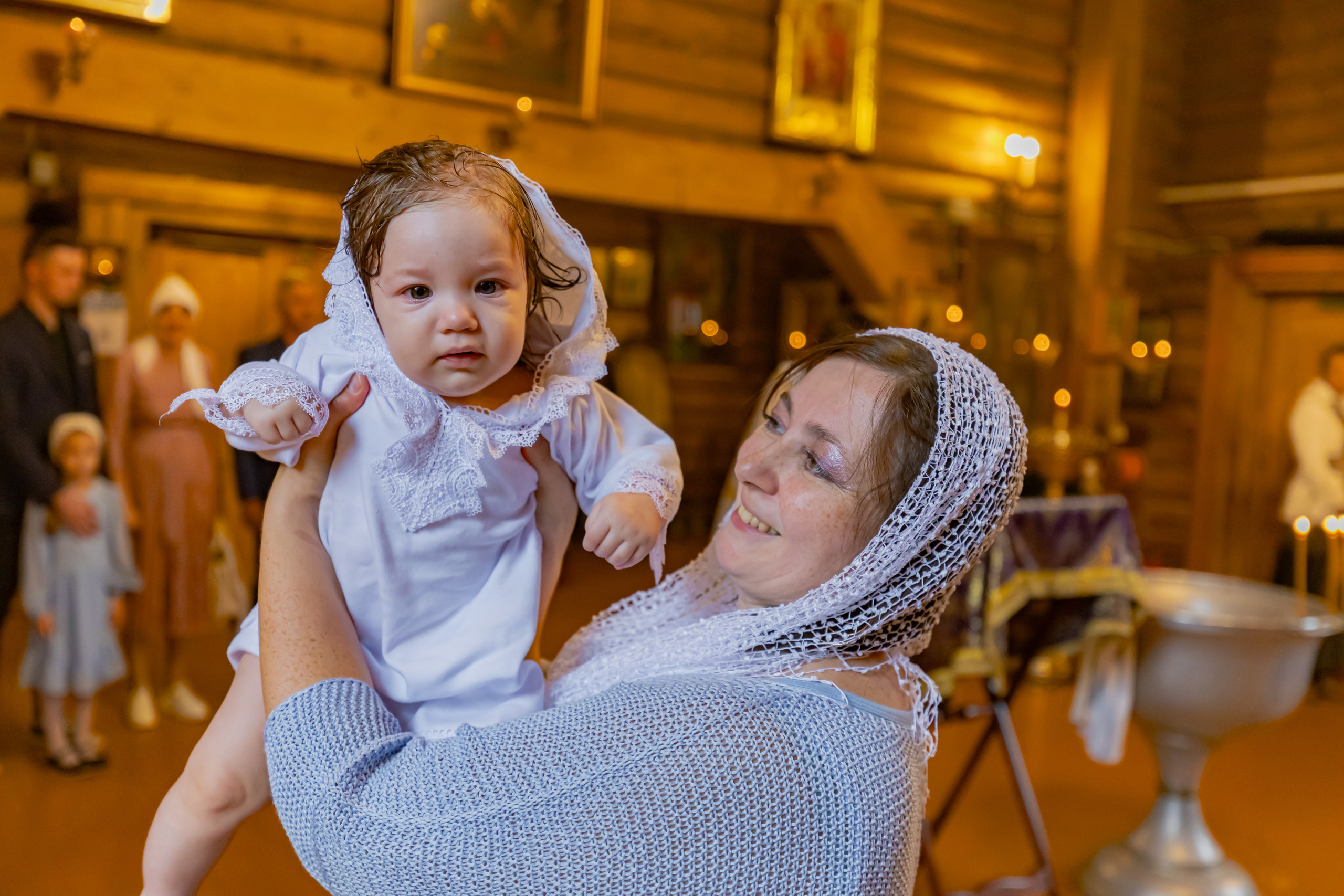 Крещение Полины «Храм святителя Филарета». Детский и семейный фотограф Евгения Вахнеева Москва Зеленоград