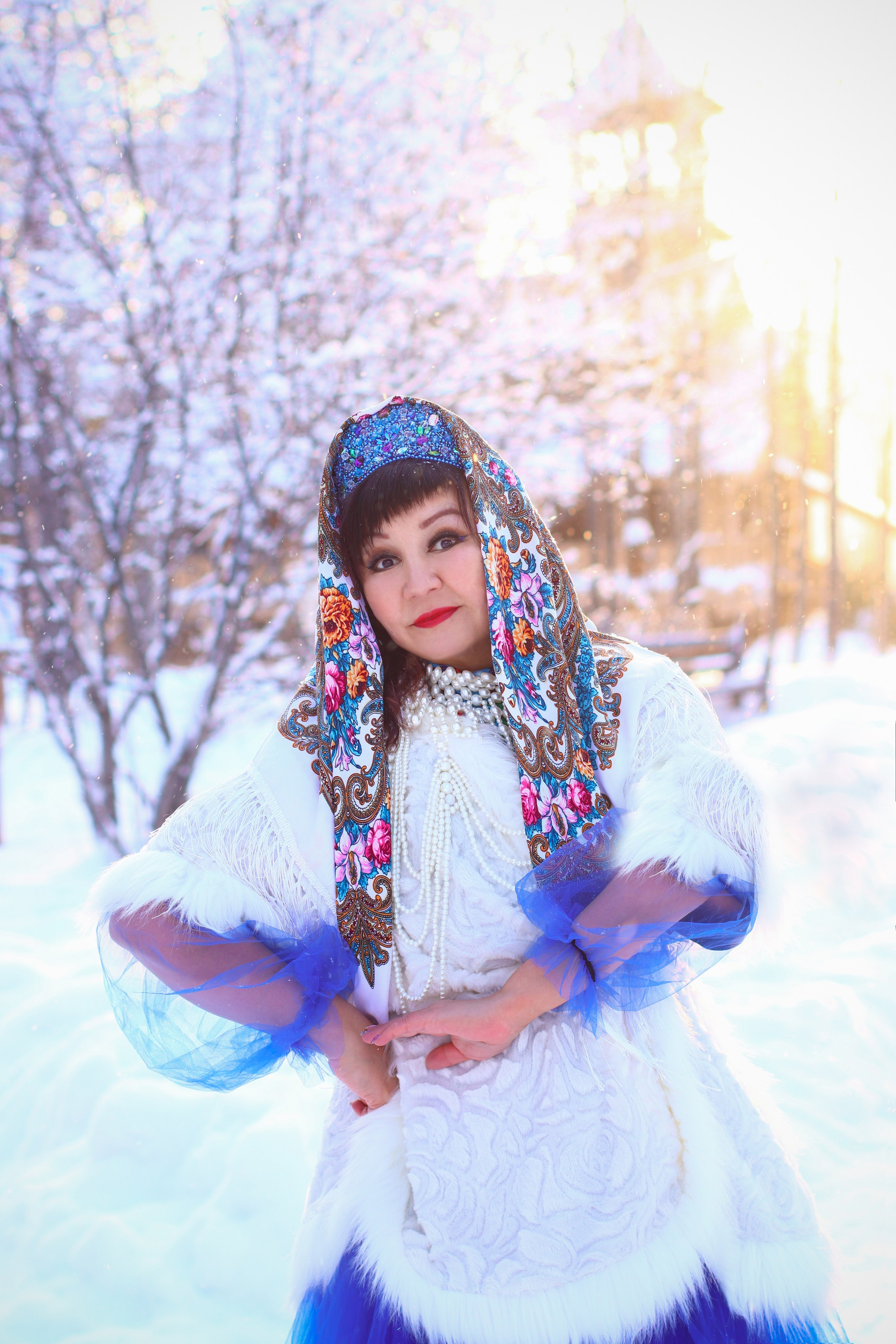 С белым псом. Фотограф в Сургуте Брызгунова Анастасия