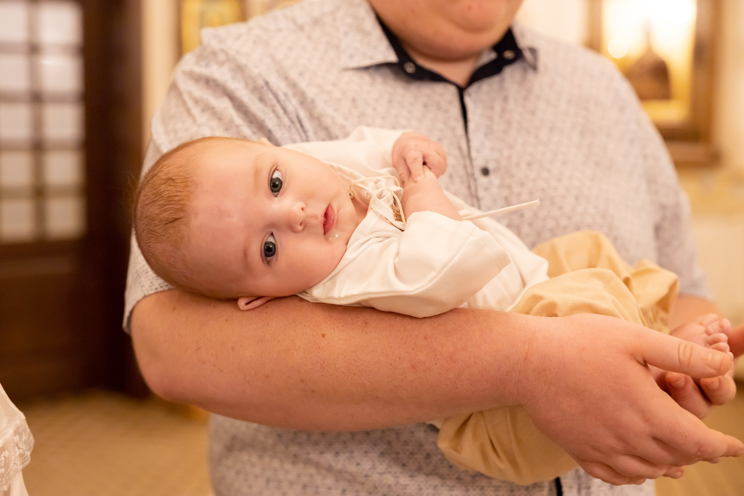 Крещение в Храме Покрова Пресвятой Богородицы. Семейный фотограф в Рязани и Рязанской области