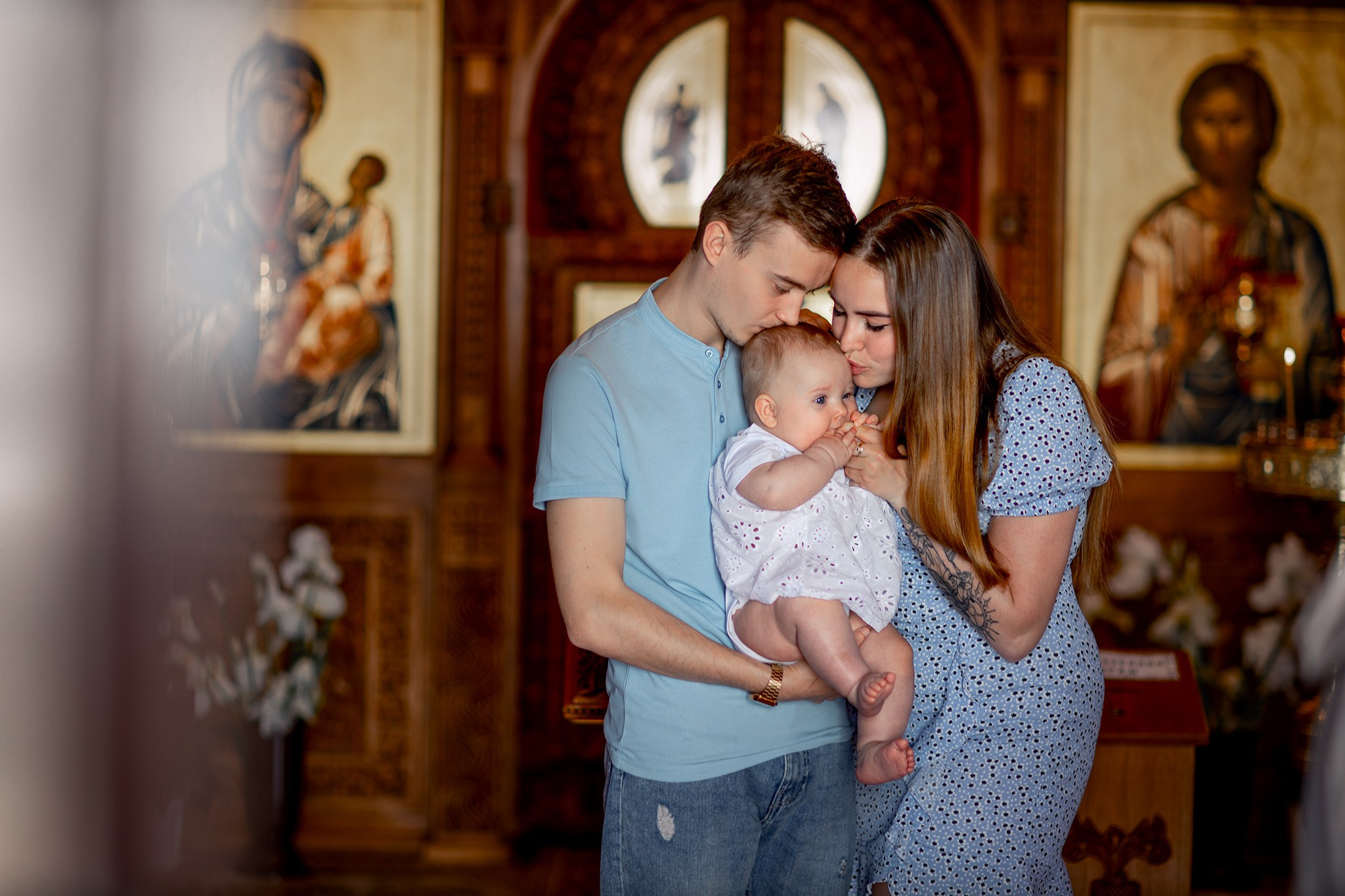 Крещение Василисы. Детский семейный фотограф в Севастополе Крыму