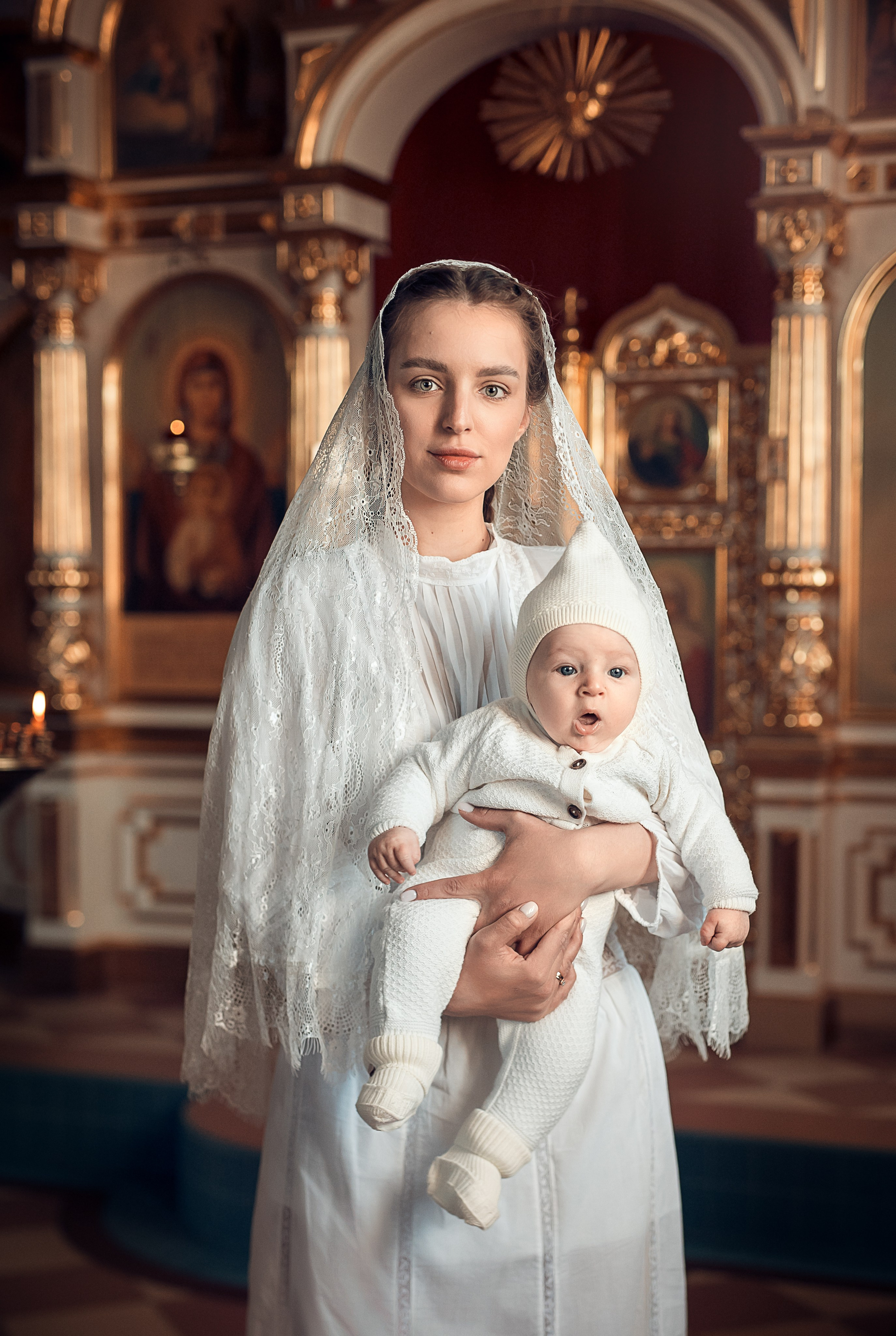 Фотограф на крещение в Москве и Московской области