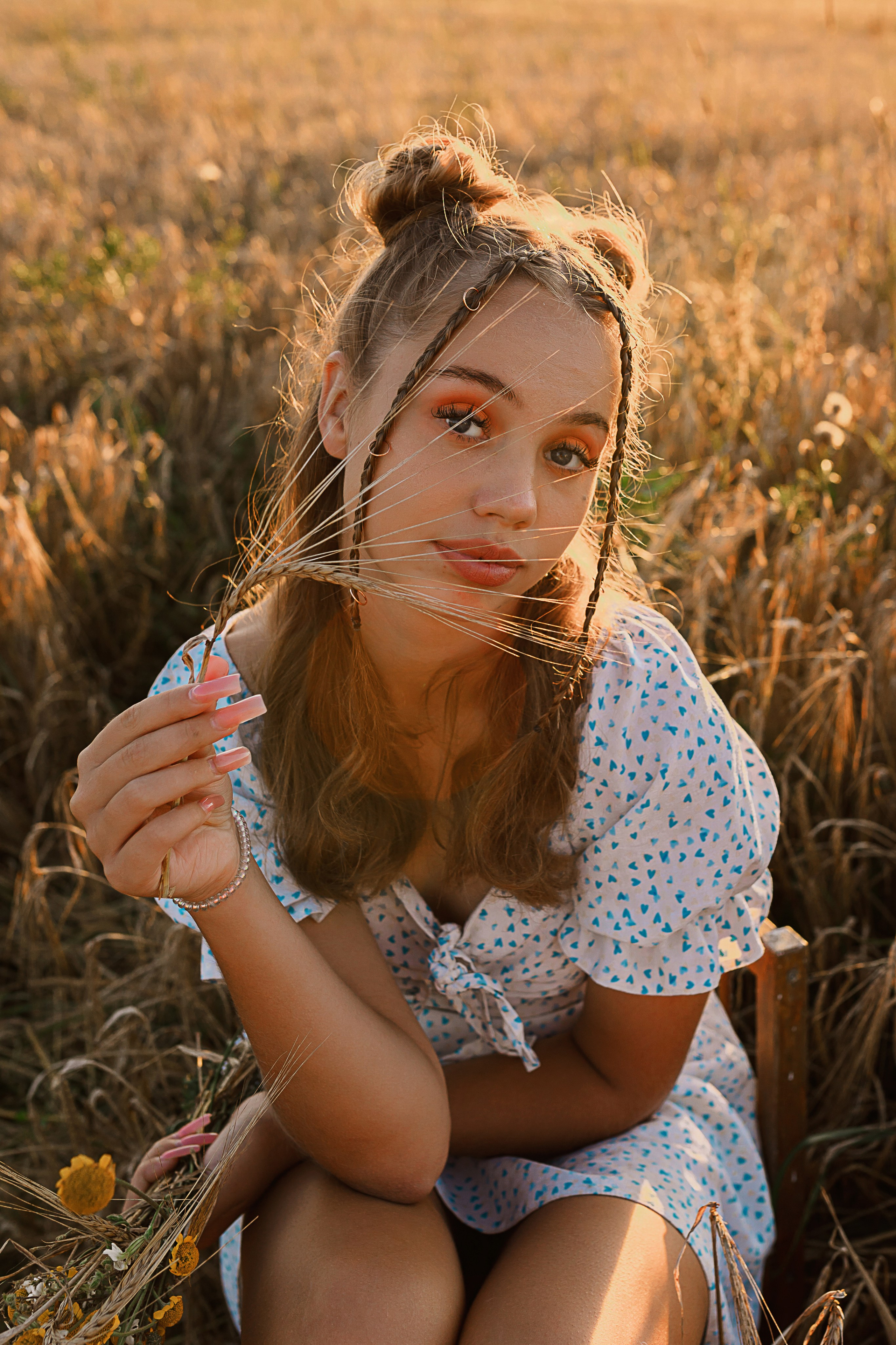 Фотосессия в поле. Семейный и женский фотограф в Москве Надежда Воробьева