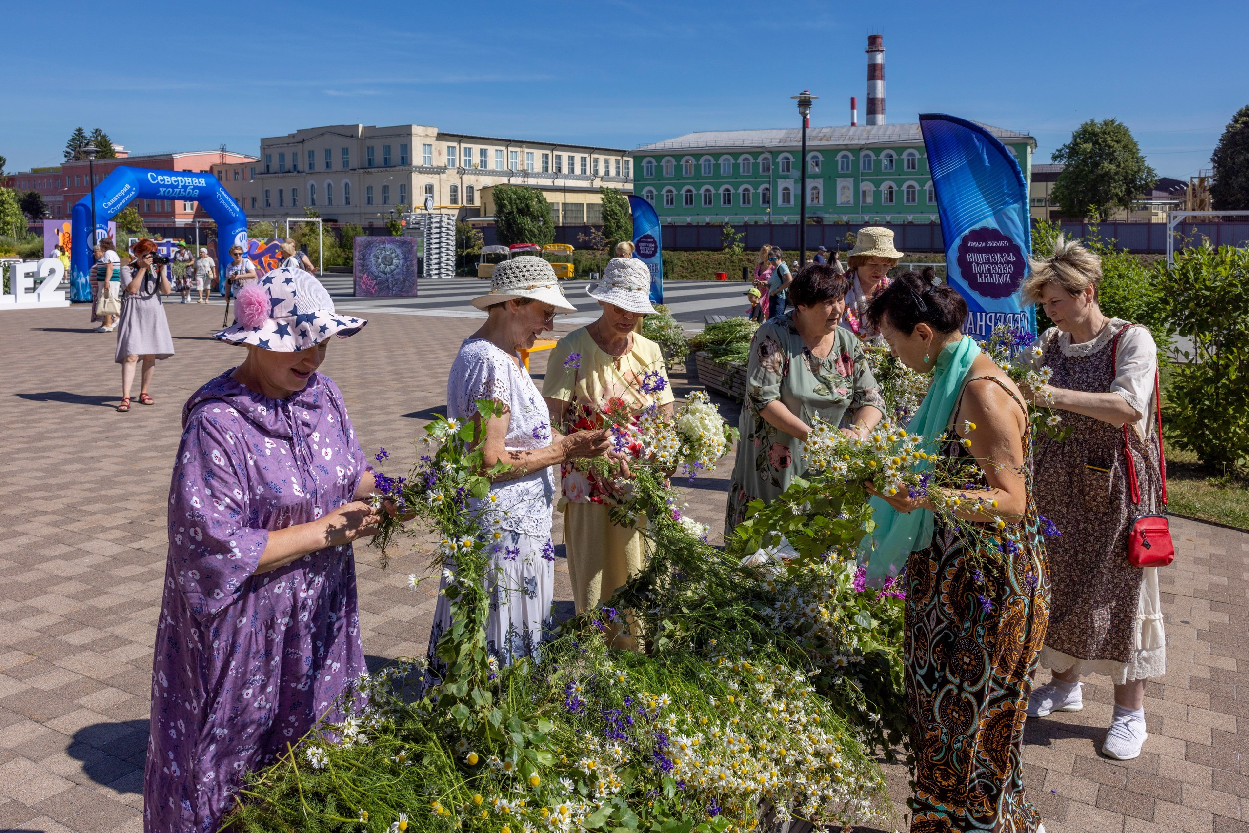 Фестиваль «Ромашковый хоровод». Северная ходьба. Фотограф в Туле Крупский АнДРей. Фотостудия «КАДР71» в Туле