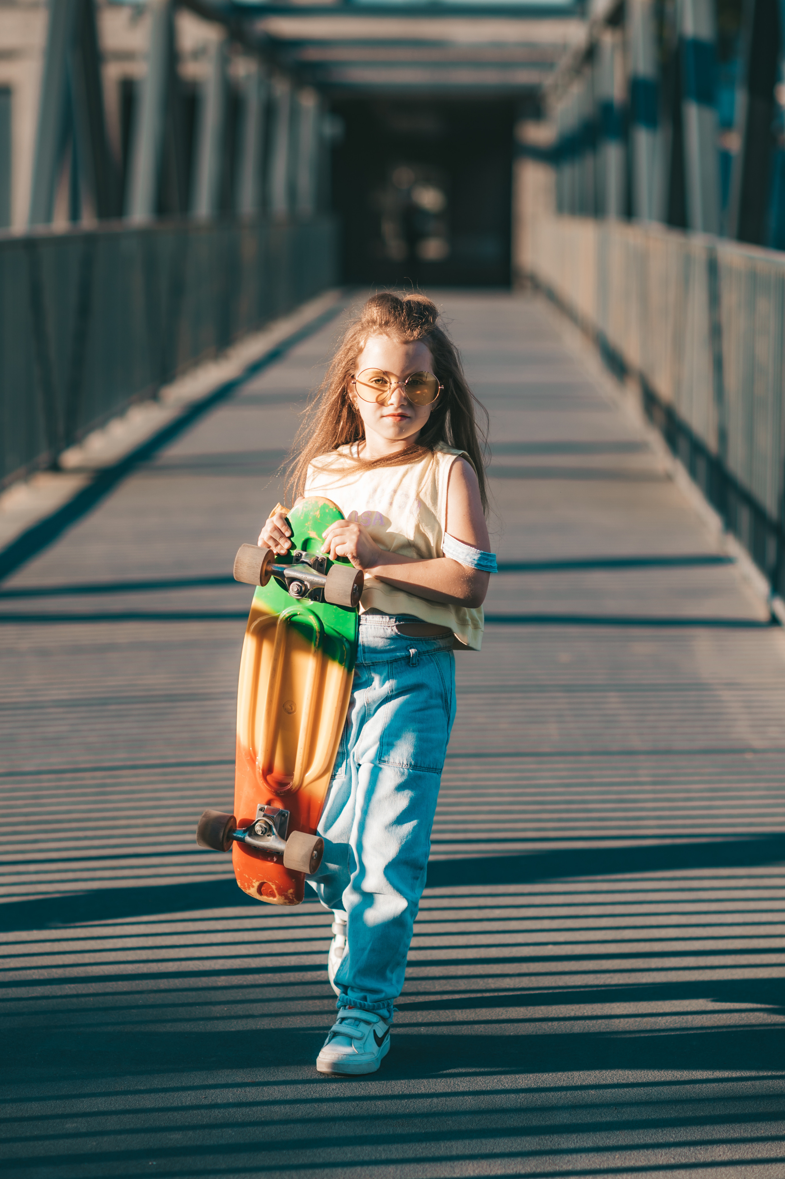 Дарина, скейт и лето. Семейный и детский фотограф в Новосибирске Доронина Ольга