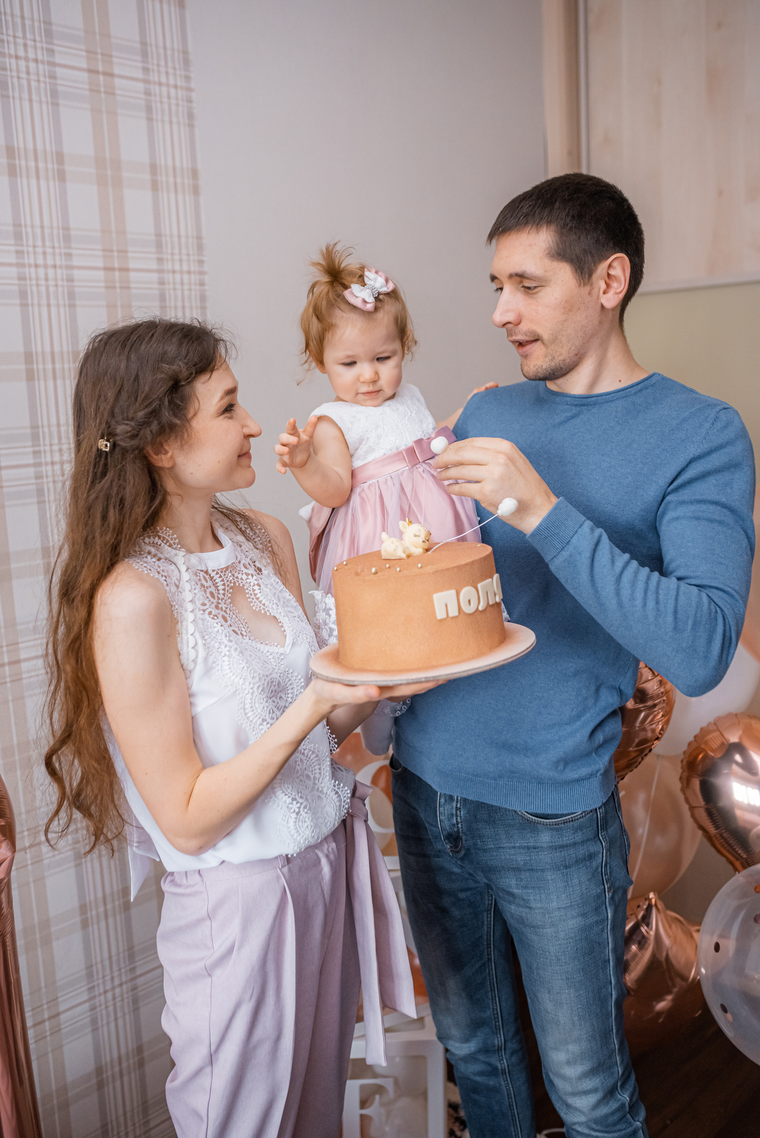 Полине годик. Семейный и детский фотограф в Новосибирске Доронина Ольга