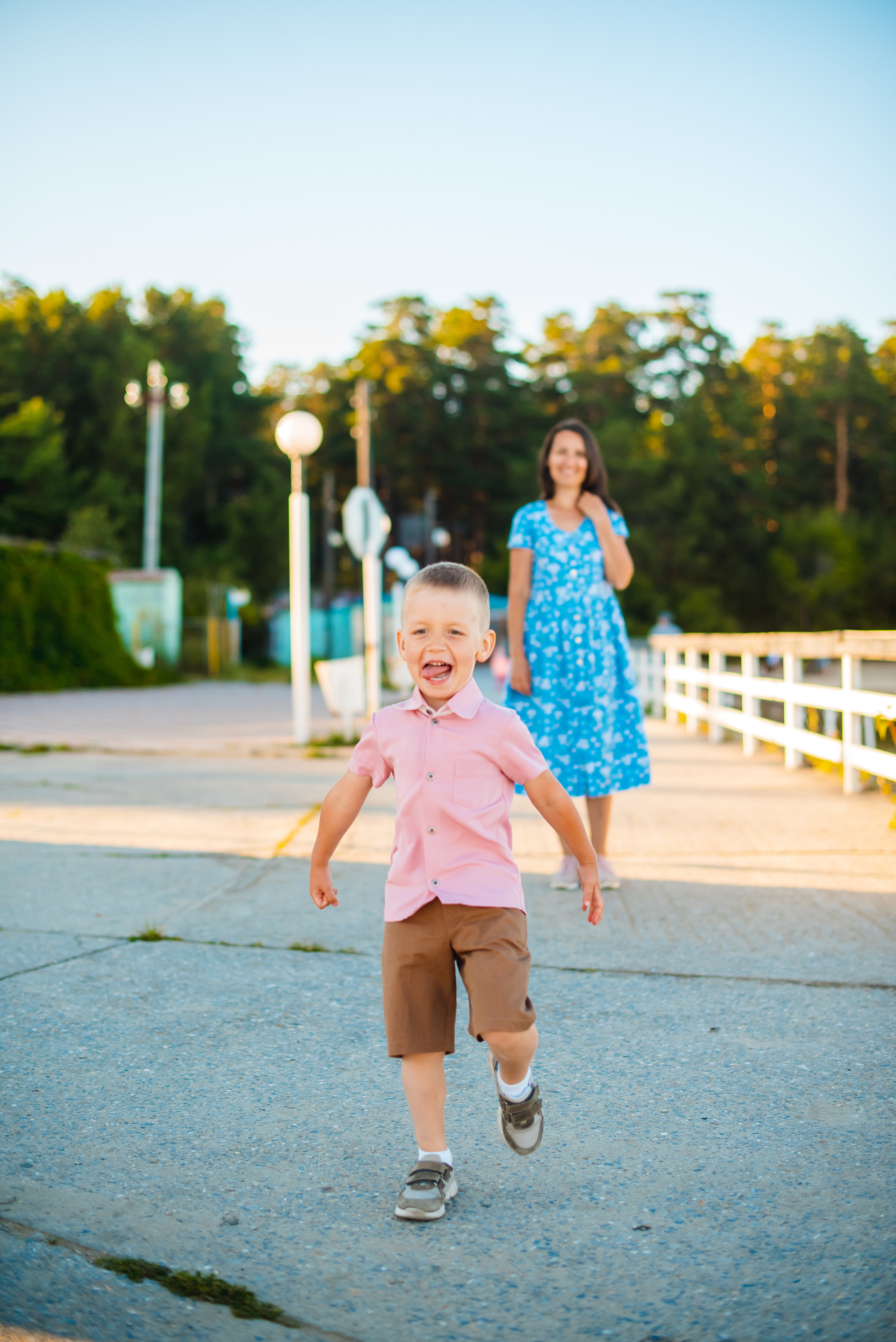 Летний вечер. Татьяна, Денис и Давид. Семейный и детский фотограф в Новосибирске Доронина Ольга
