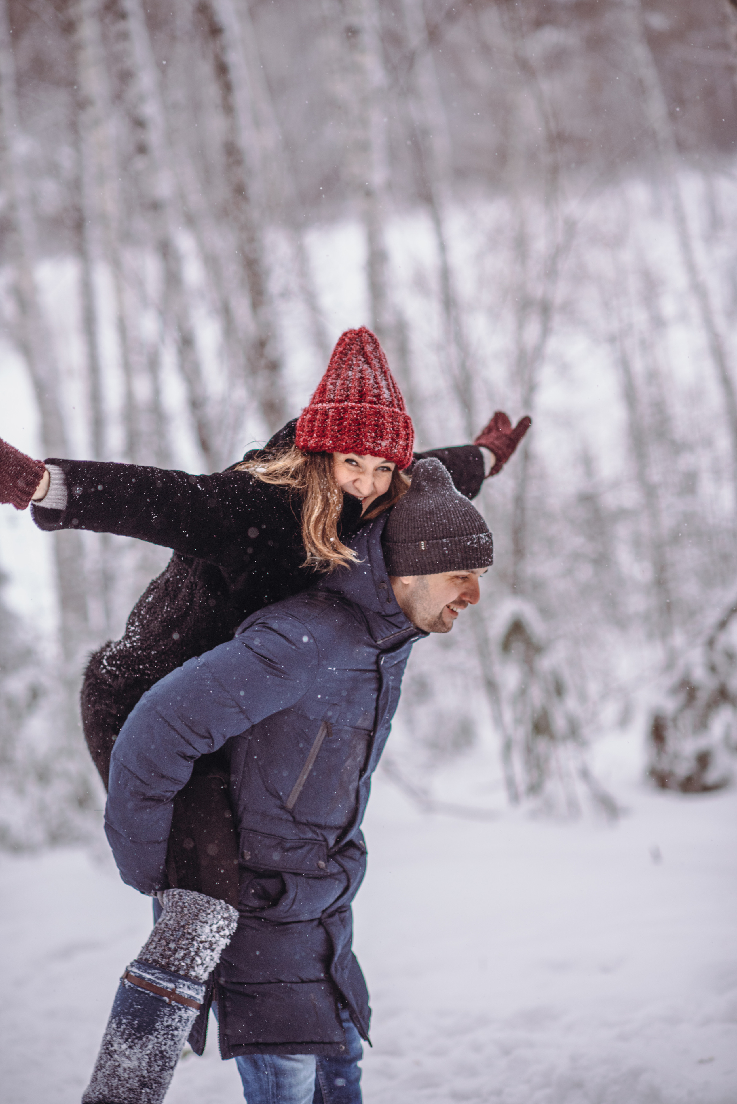 Зимняя прогулка в лесу. Семейный и детский фотограф в Новосибирске Доронина Ольга