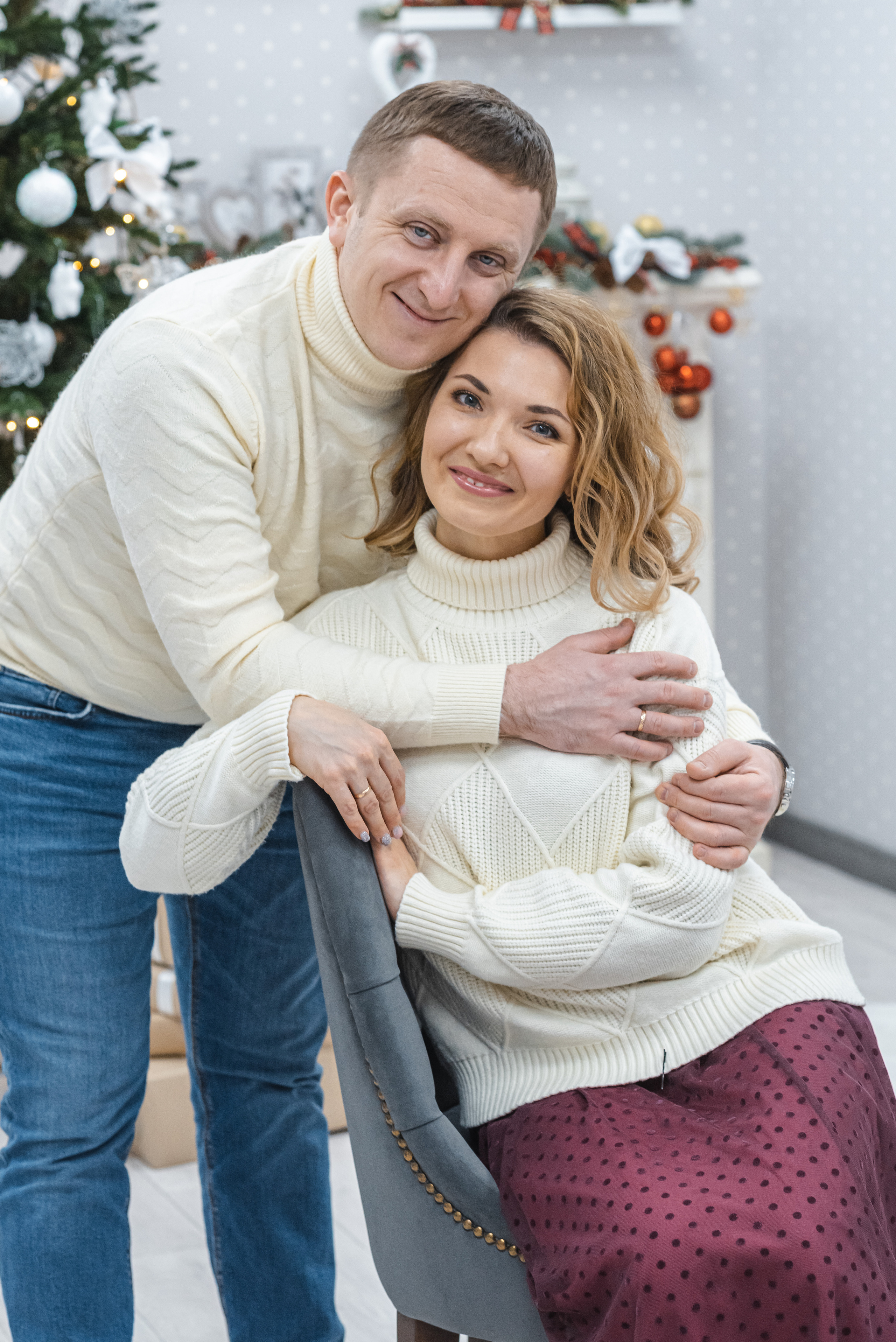 Новогодние семейный фотографии. Семейный и детский фотограф в Новосибирске Доронина Ольга
