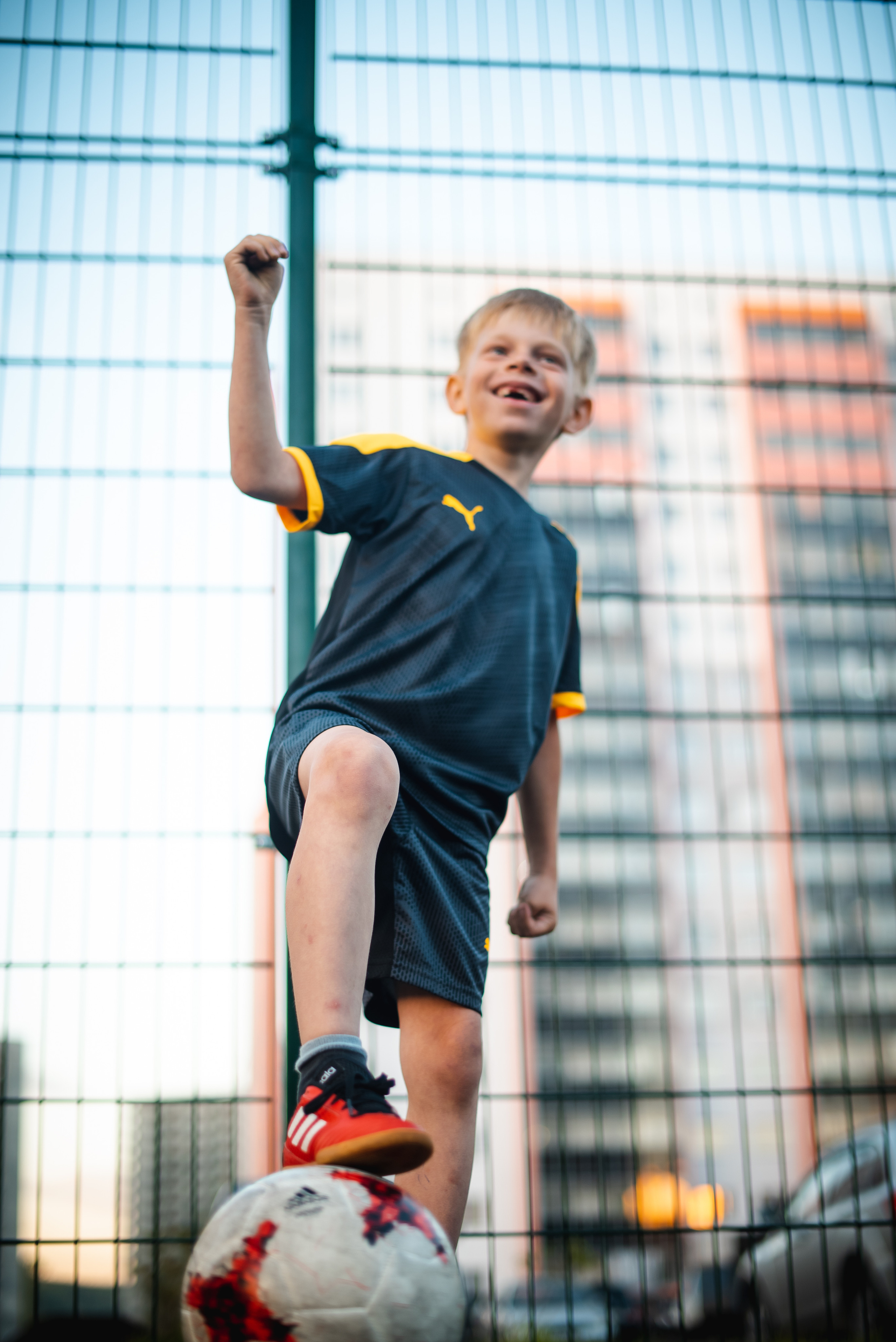 Про футбол во дворе. Семейный и детский фотограф в Новосибирске Доронина Ольга