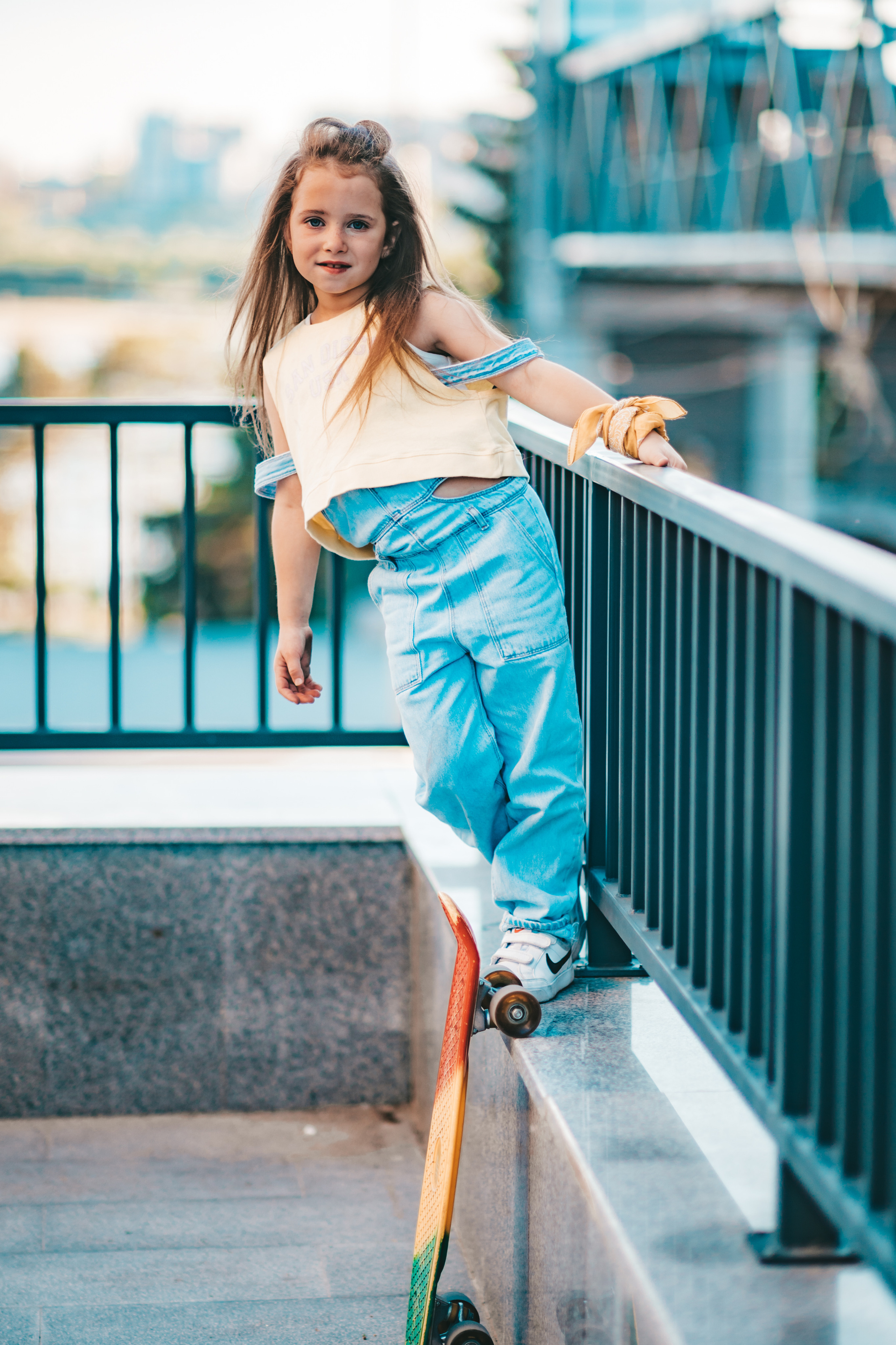 Дарина, скейт и лето. Семейный и детский фотограф в Новосибирске Доронина Ольга