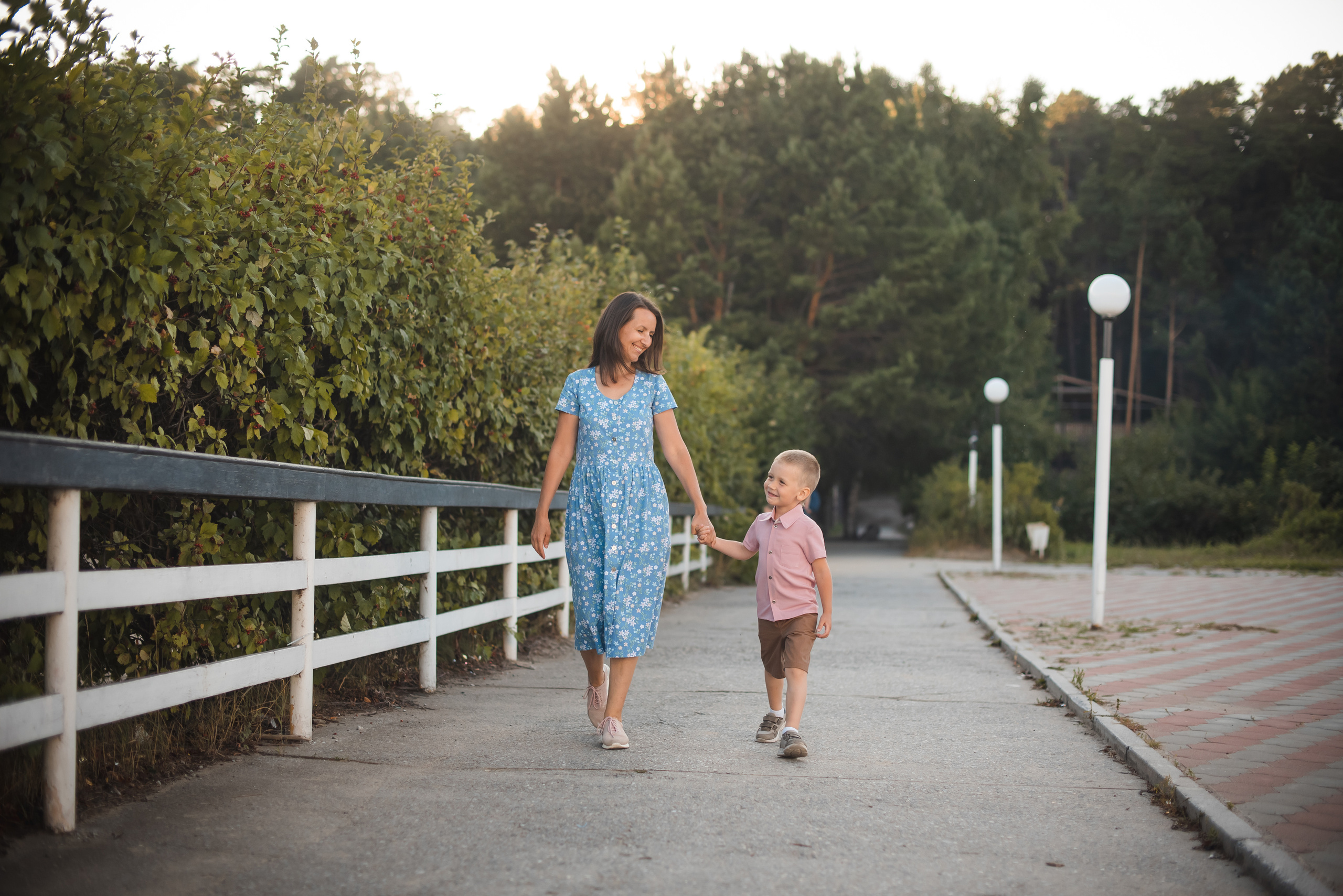 Летний вечер. Татьяна, Денис и Давид. Семейный и детский фотограф в Новосибирске Доронина Ольга