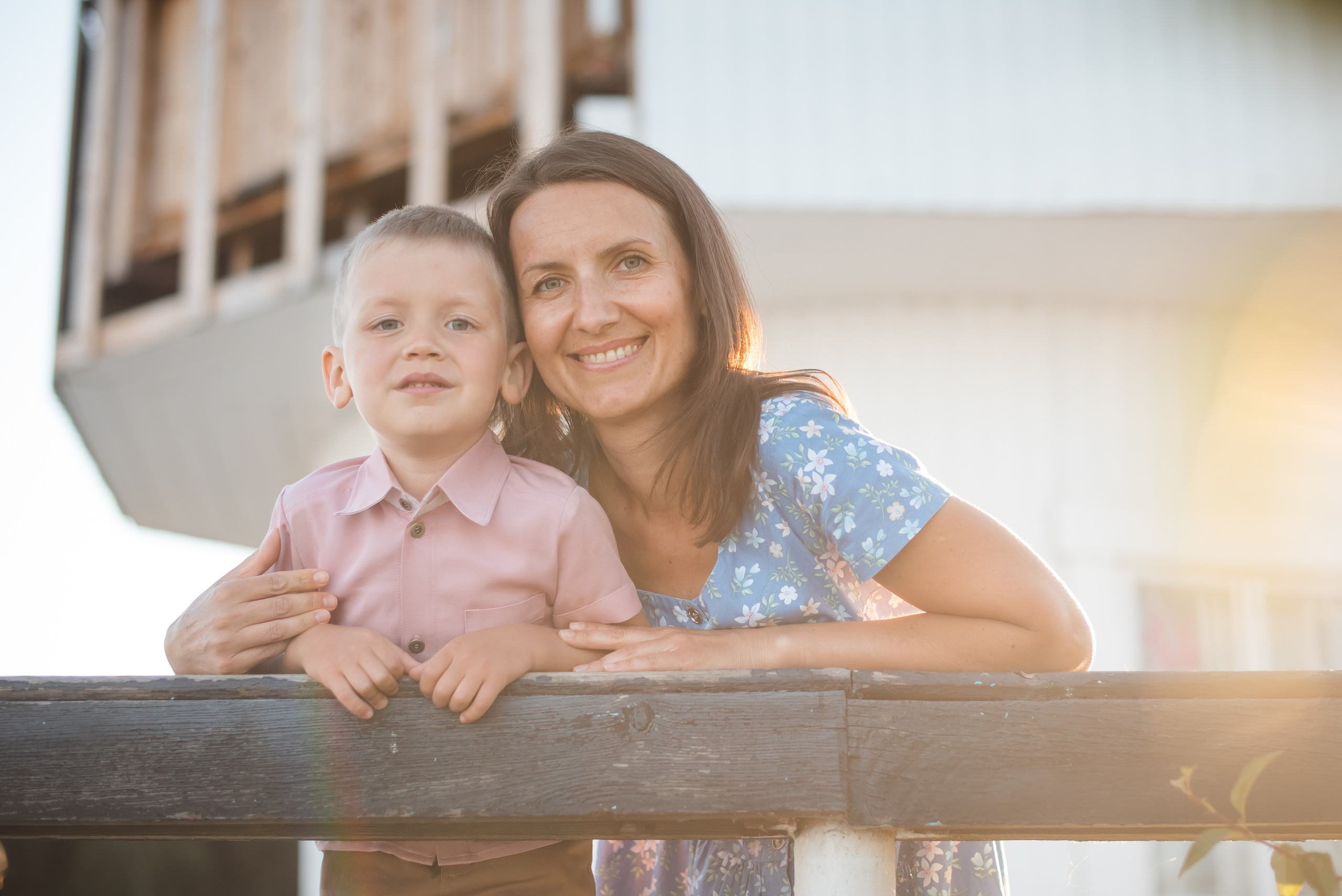 Летний вечер. Татьяна, Денис и Давид. Семейный и детский фотограф в Новосибирске Доронина Ольга