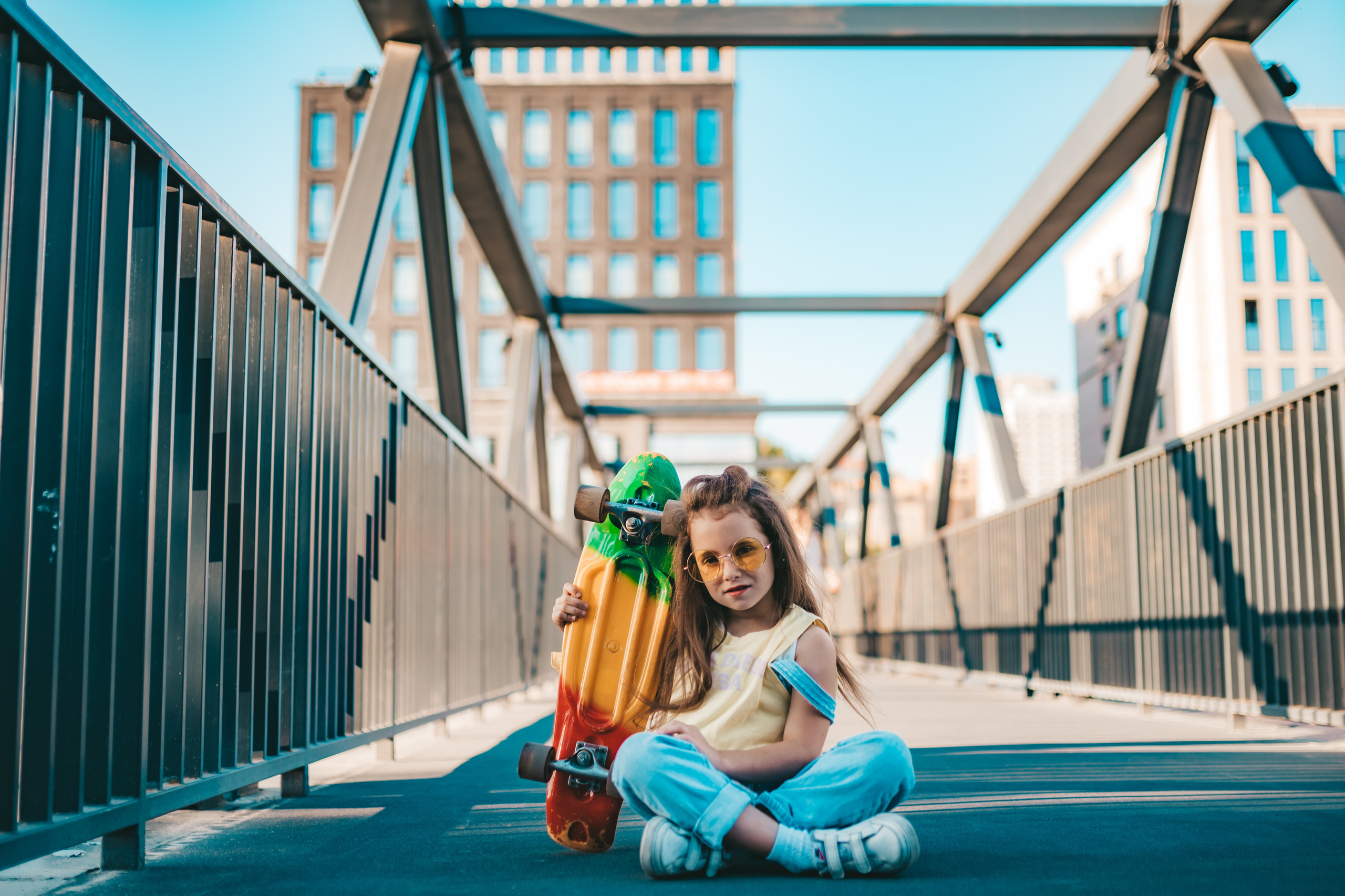 Дарина, скейт и лето. Семейный и детский фотограф в Новосибирске Доронина Ольга