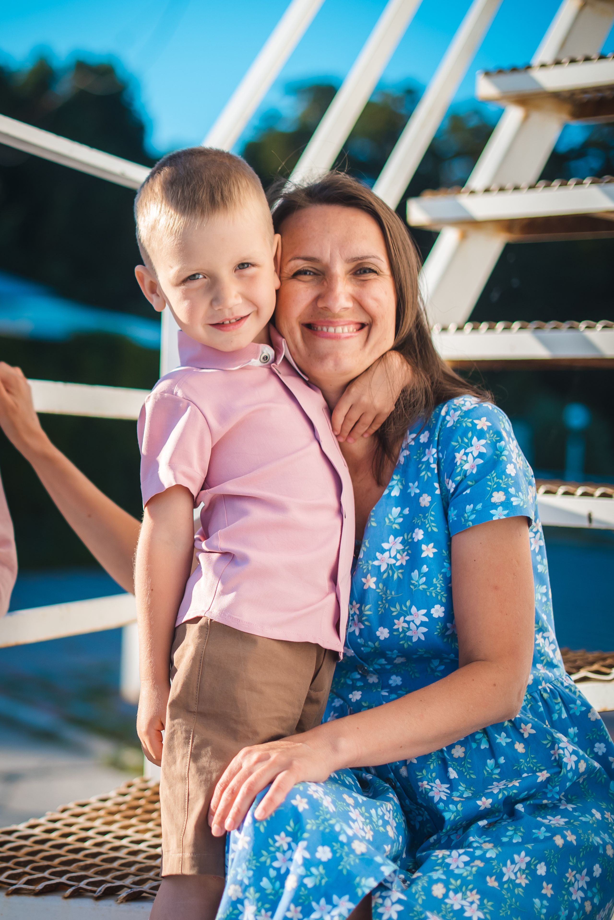 Летний вечер. Татьяна, Денис и Давид. Семейный и детский фотограф в Новосибирске Доронина Ольга