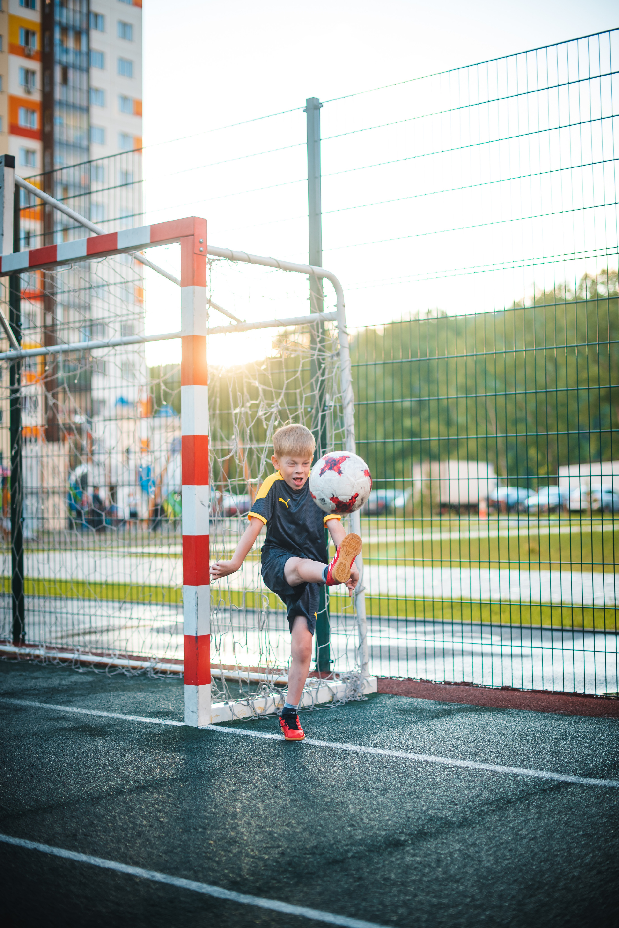 Про футбол во дворе. Семейный и детский фотограф в Новосибирске Доронина Ольга