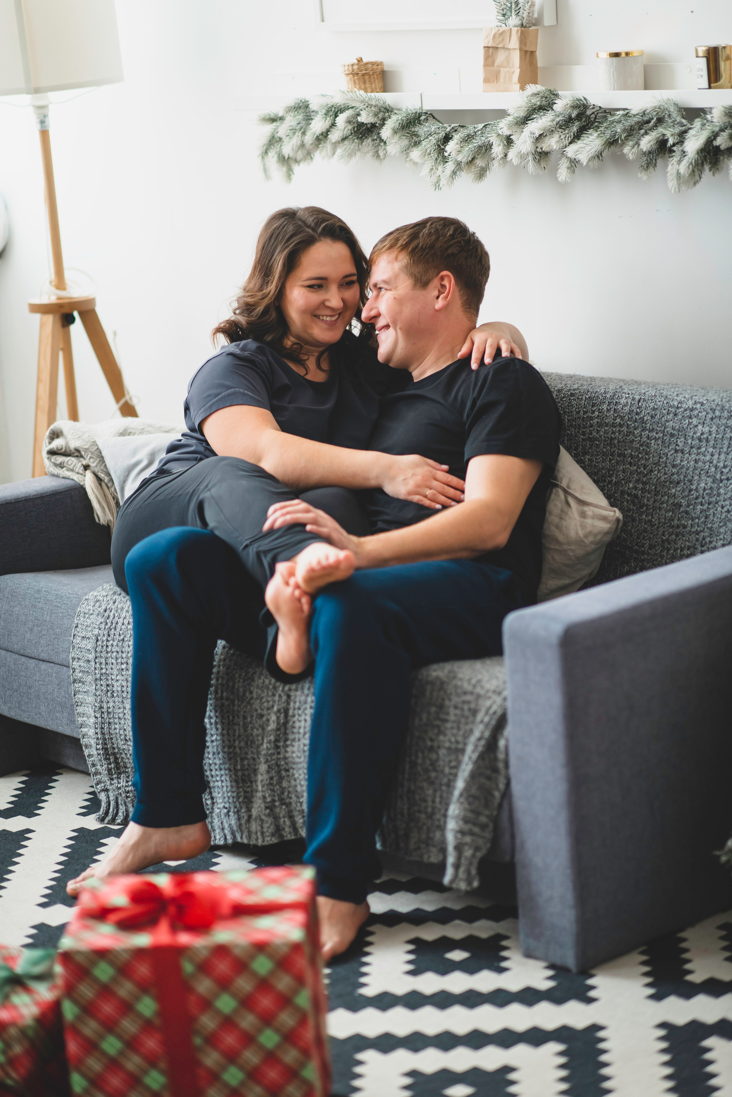 Перед Новым Годом. Фотосессия семейная в фотостудии. Семейный и детский фотограф в Новосибирске Доронина Ольга