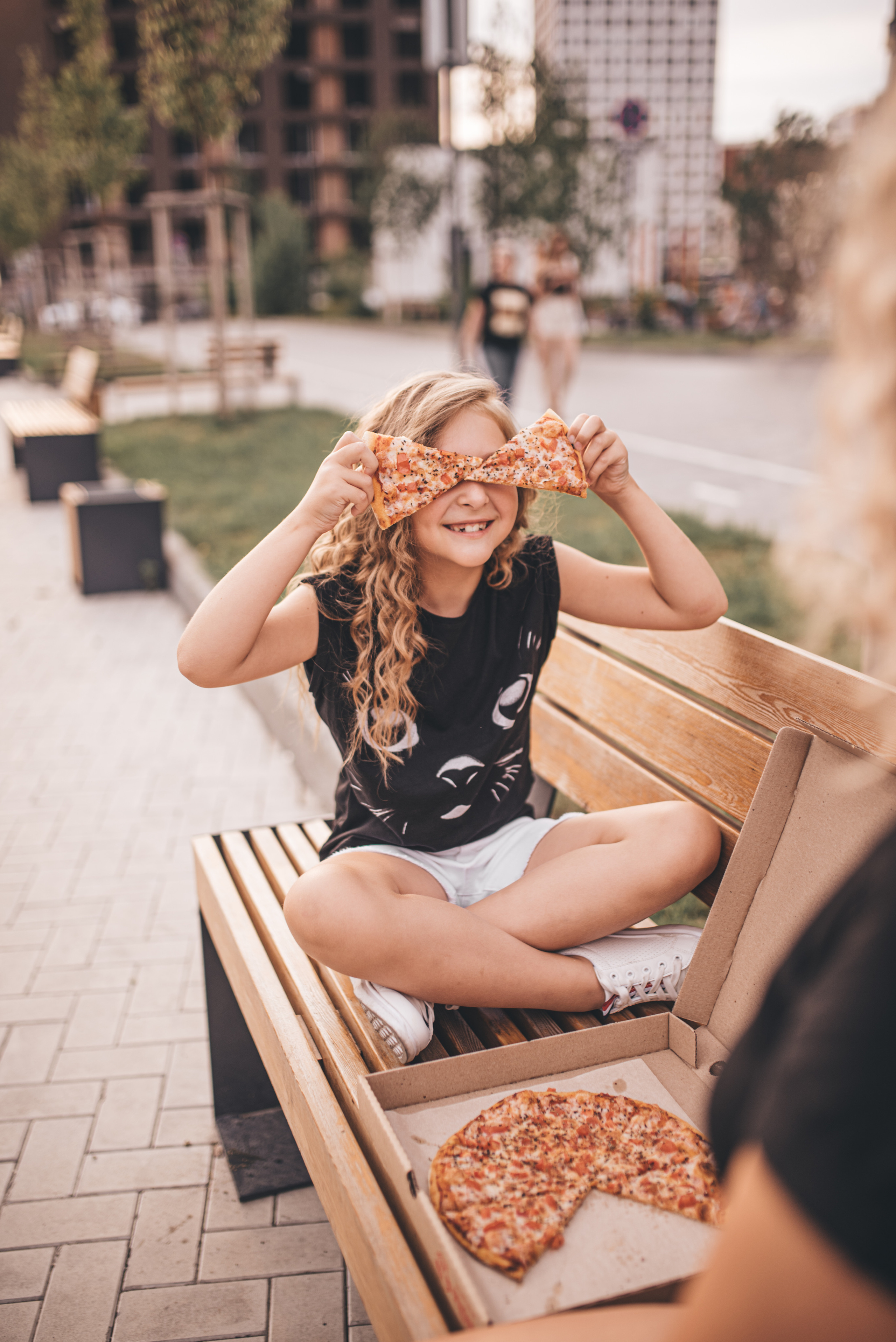 Pizza и летний вечер. Семейный и детский фотограф в Новосибирске Доронина Ольга