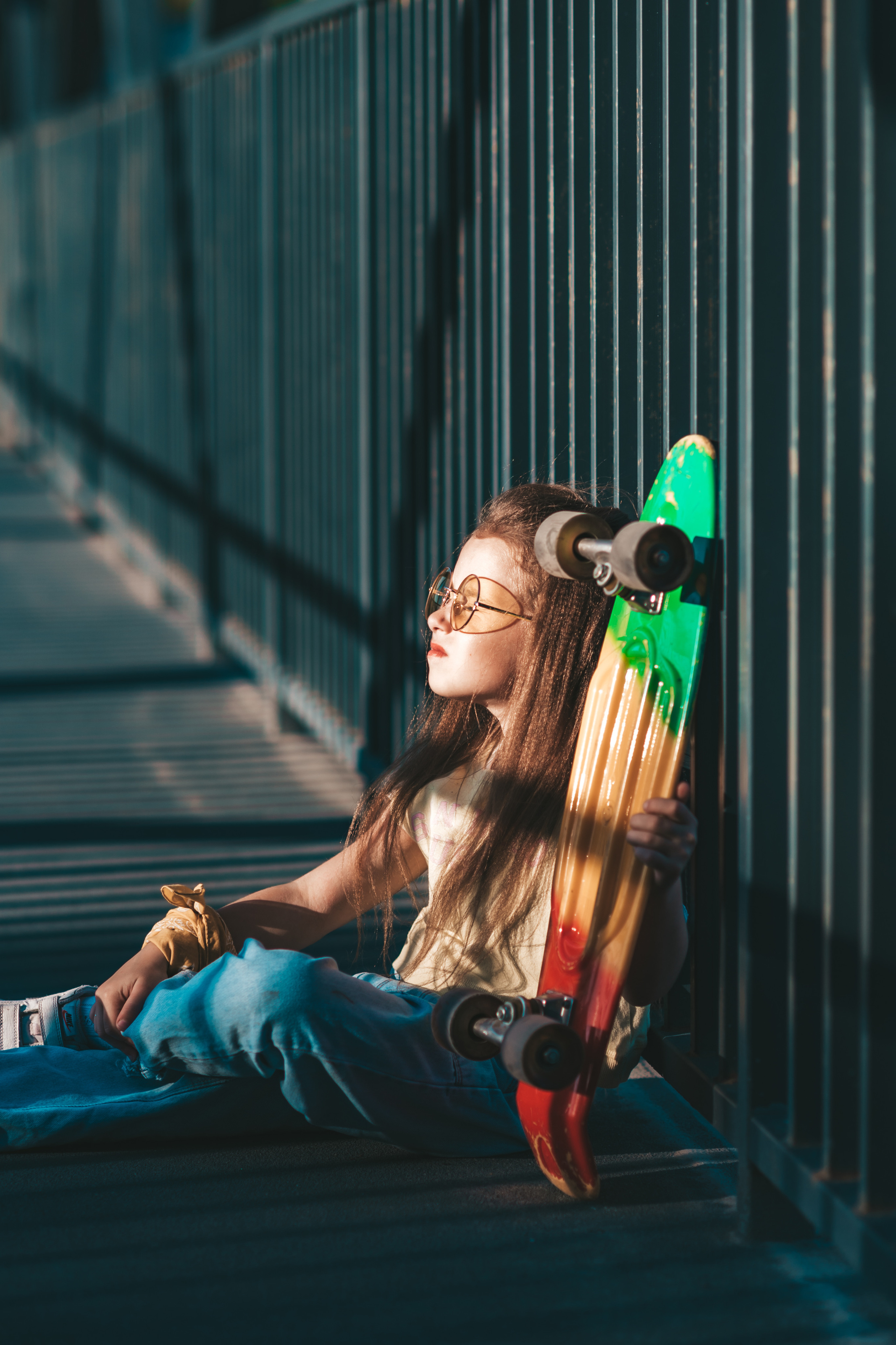Дарина, скейт и лето. Семейный и детский фотограф в Новосибирске Доронина Ольга