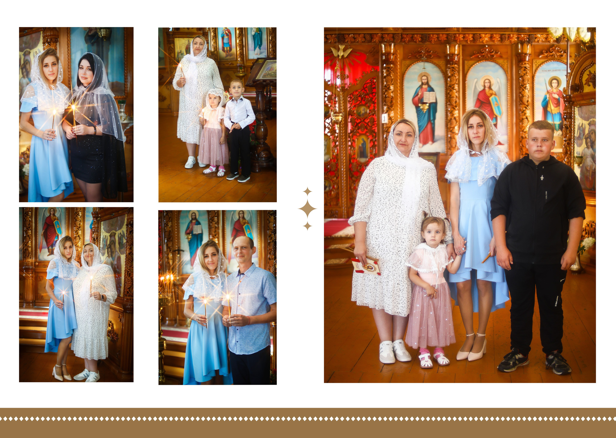 Альбом КРЕЩЕНИЯ (ПРЕМИУМ АЛЬБОМ). Выпускные альбомы для школ и Детских садов в Барнауле /Выпускные/Свадебные/Детские/Семейные и др. виды съёмок /Фотограф Вера Валейко