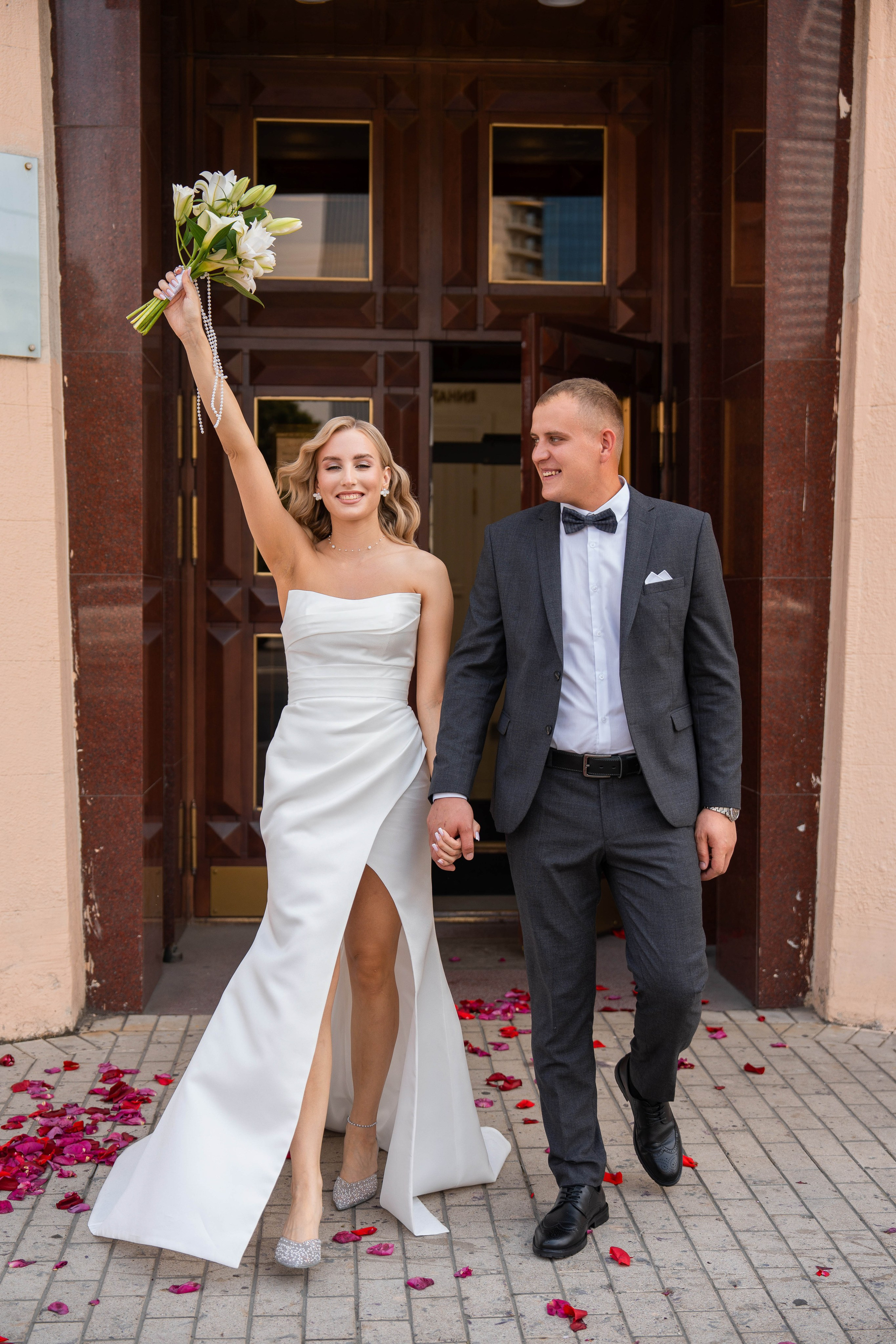 Свадебная фотосессия в Москве, регистрация в Кутузовском ЗАГСе Москва. Свадебный фотограф в Москве Анна Полушина