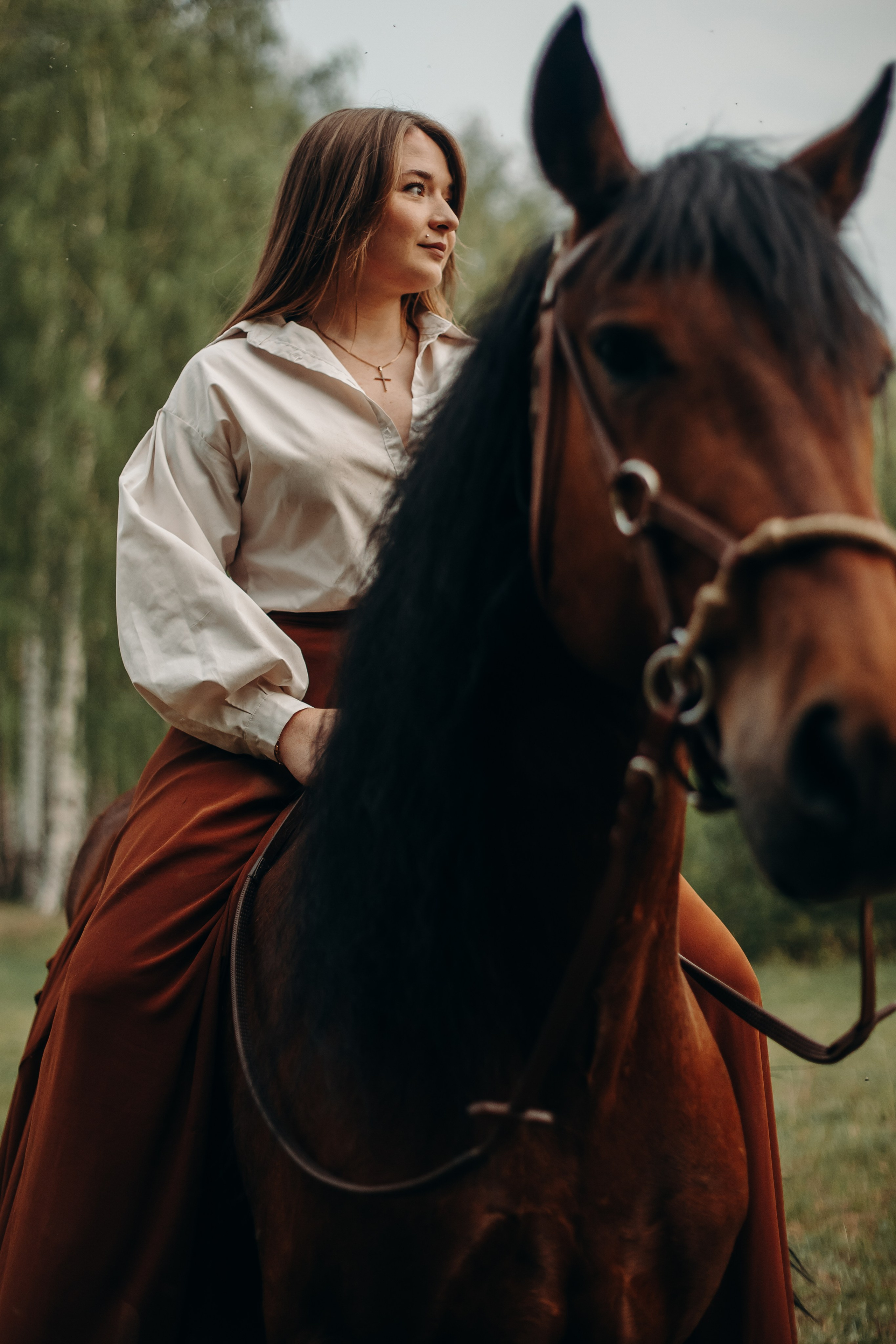 Ксения и Талисман. Анна Молчанова конный фотограф в Тюмени | фотосессии с лошадьми Тюмень