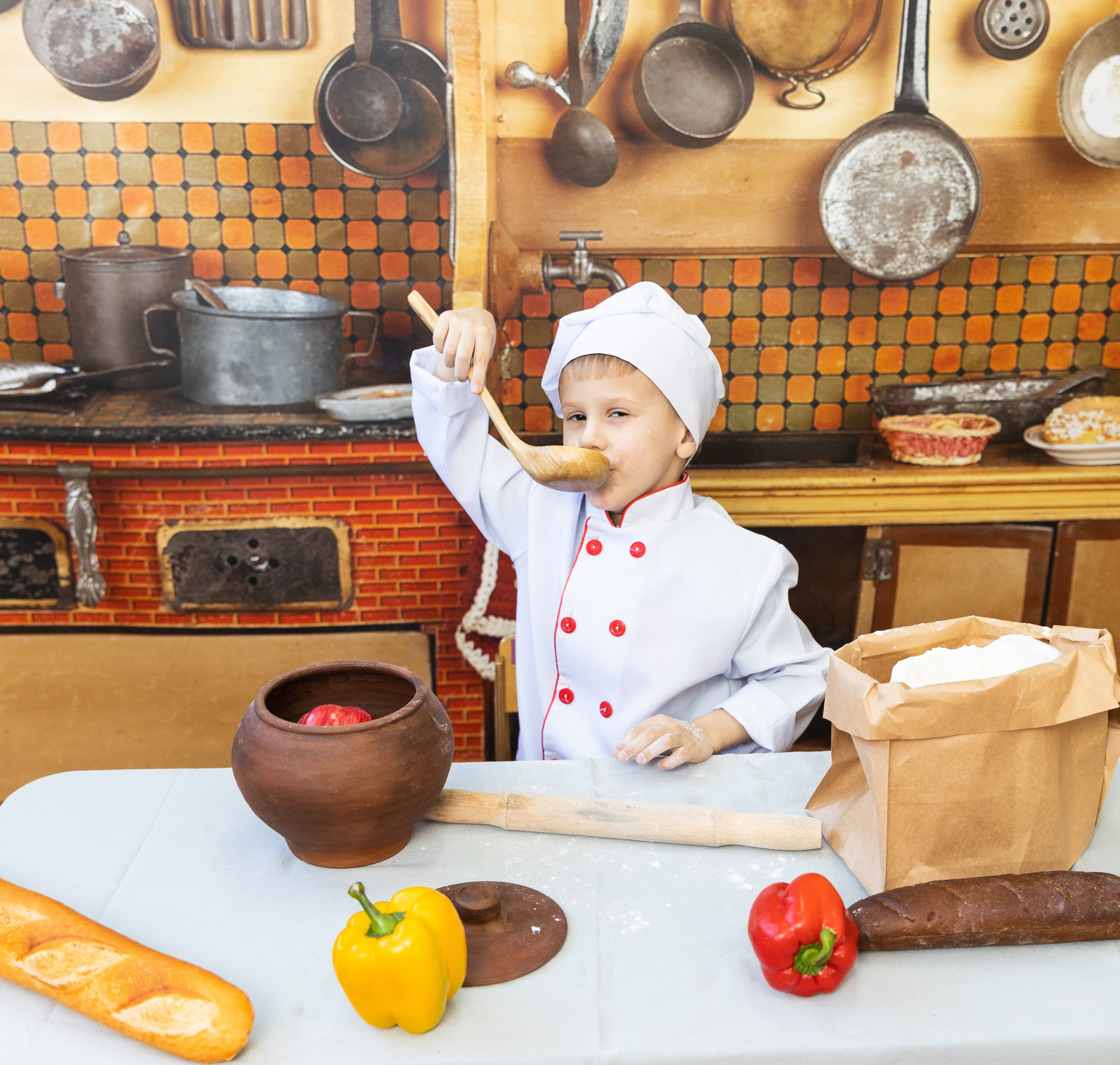 Тематическая «Поварята». Семейный, детский, школьный фотограф в Благовещенске Яна Белоусова