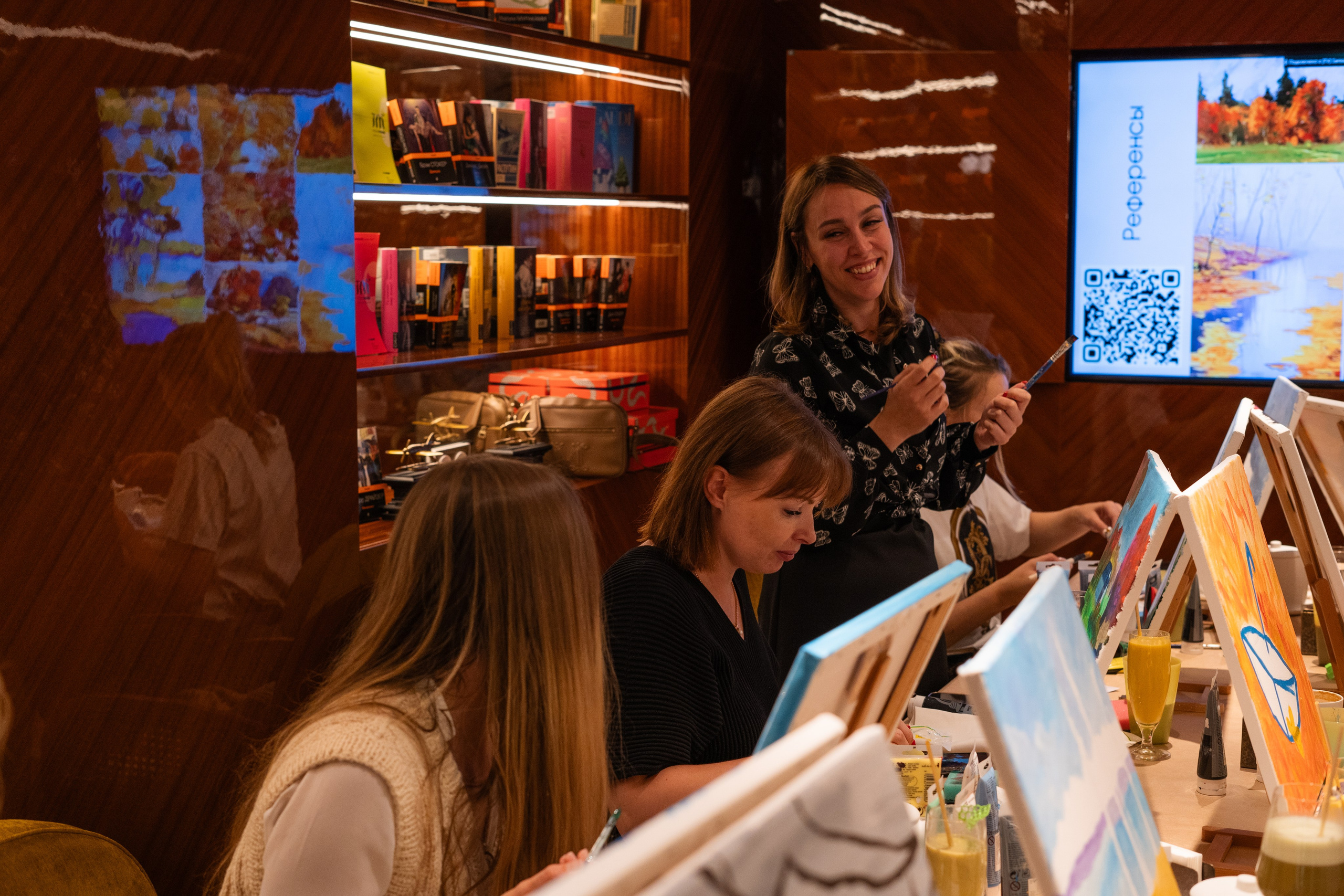 Корпоратив Teach Me Art 3. Портретный фотограф в Москве и Санкт-Петербурге Арина Чех